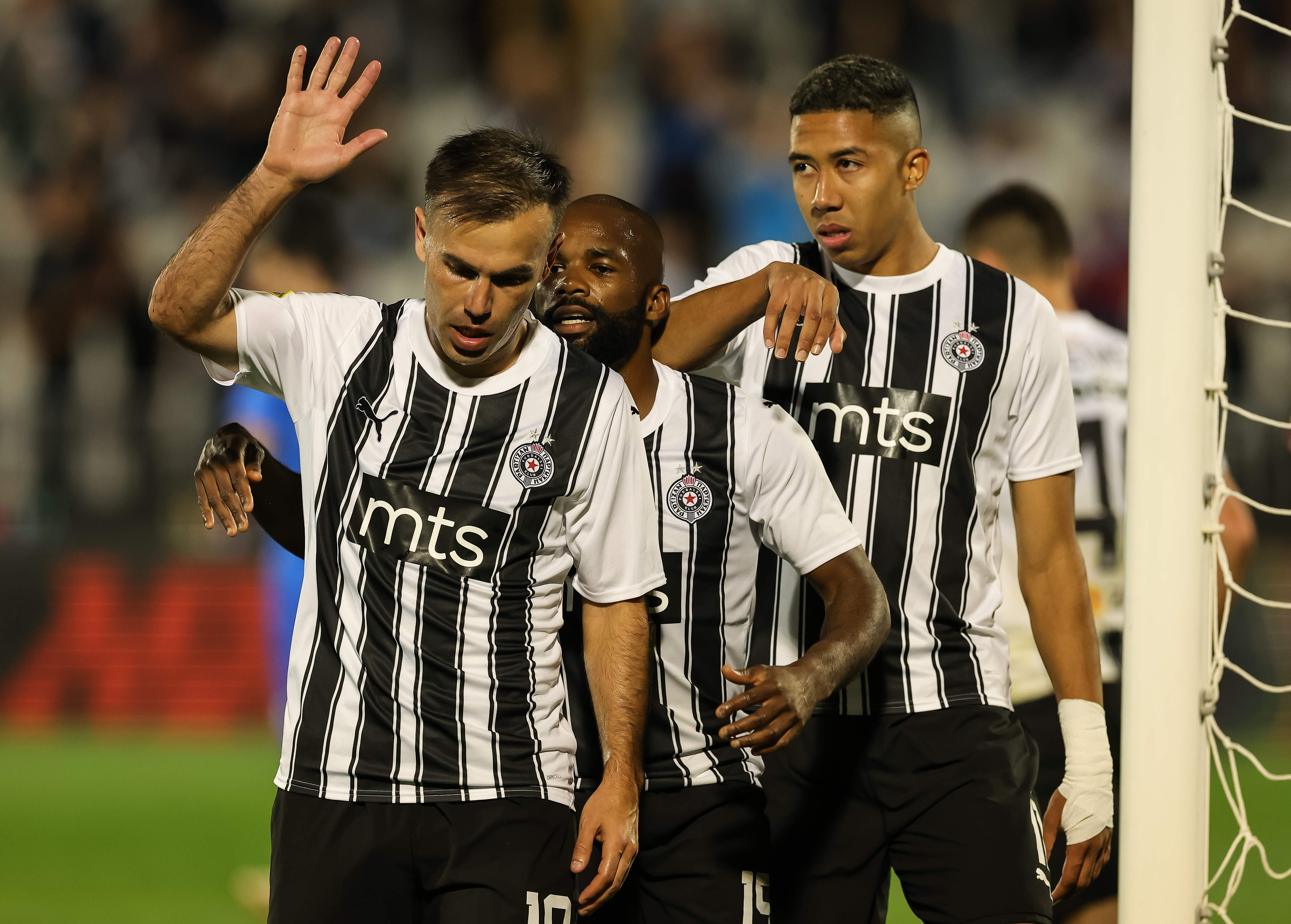 during the Mozzart Super Liga 2023/2024 match between Partizan and Mladost Lucani at stadium Partizan (JNA) on October  07, 2023 in Belgrade, Serbia. (Photo by Srdjan Stevanovic/Starsport.rs ©)