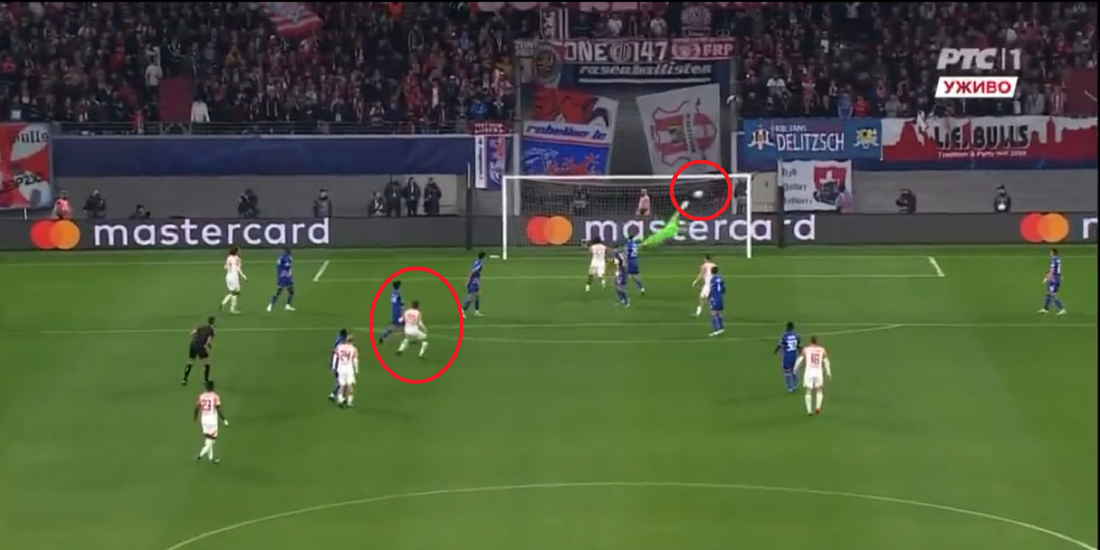 Ćavi Simons gol Crvena zvezda