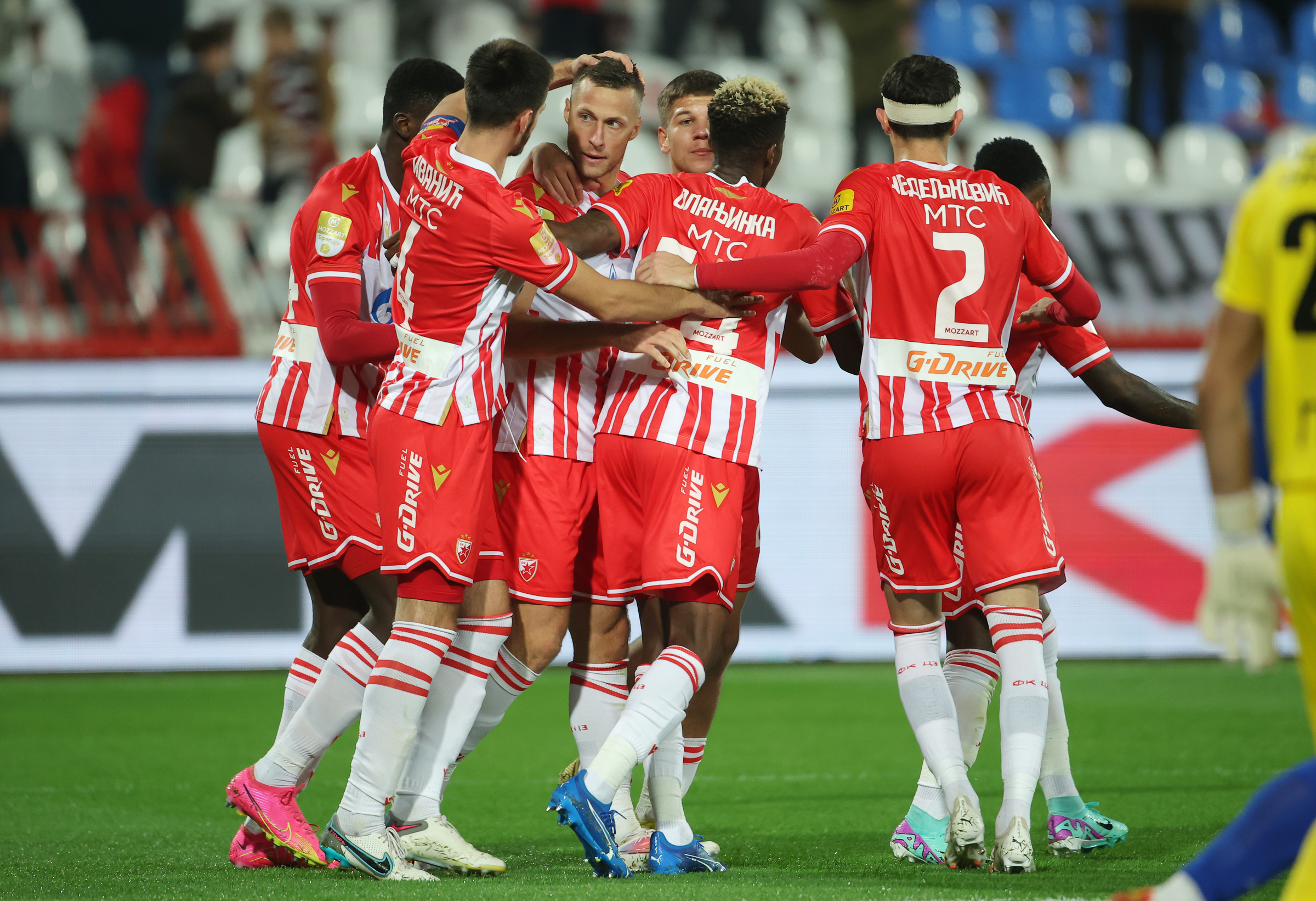 Crvena zvezda, Radnik, fudbal, utakmica Foto: STARSPORT