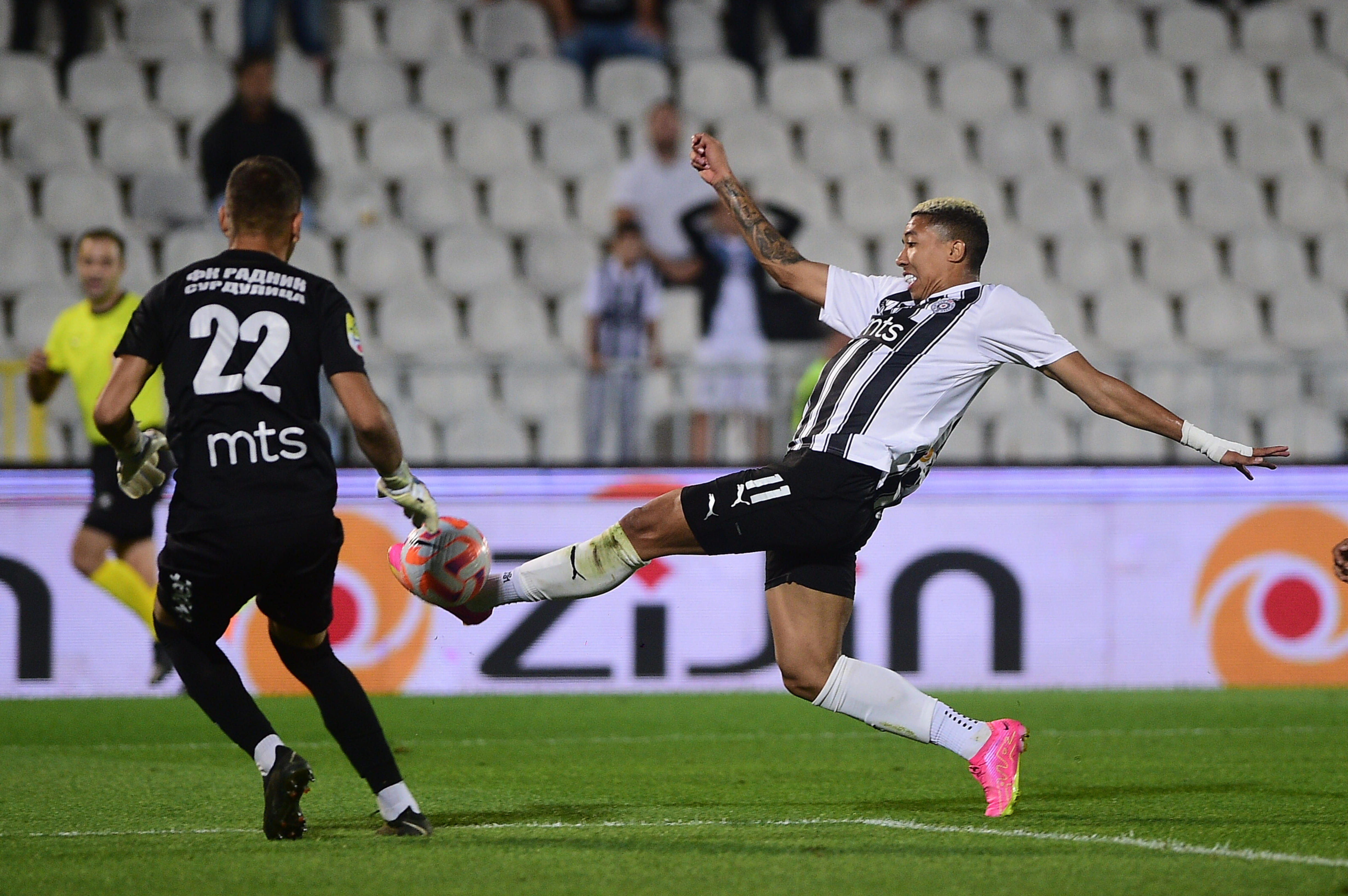 Mozzart Super Liga Srbije 2023/24 match between Partizan and Radnik Surdulica at Partizan stadium, 17.09.2023 in Belgrade, Serbia. (Photo by Dusan Milenkovic/Starsport.rs ©)