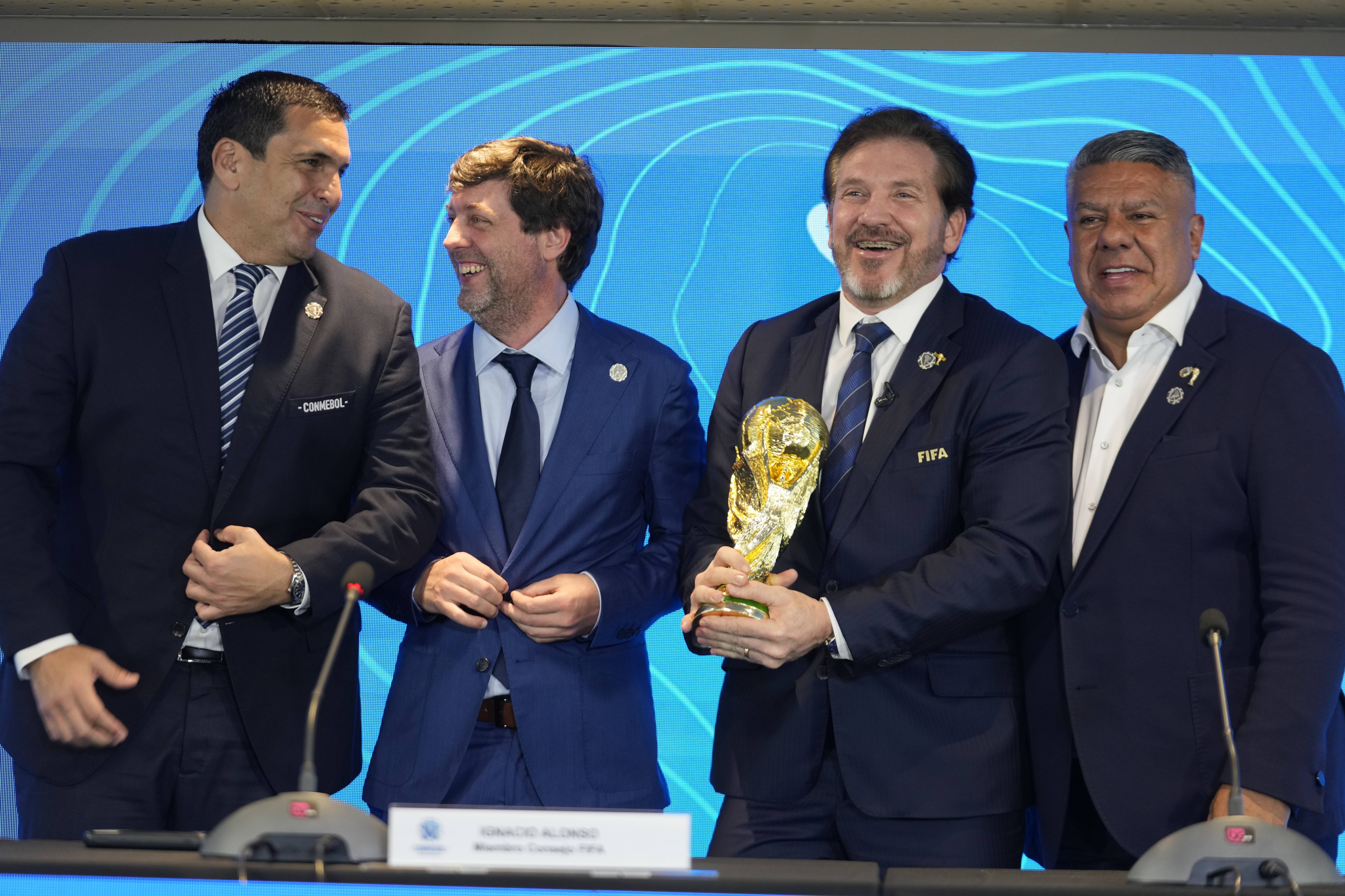 Alejandro Dominguez, Claudio Tapia, Robert Harrison, Ignacio Alonso
