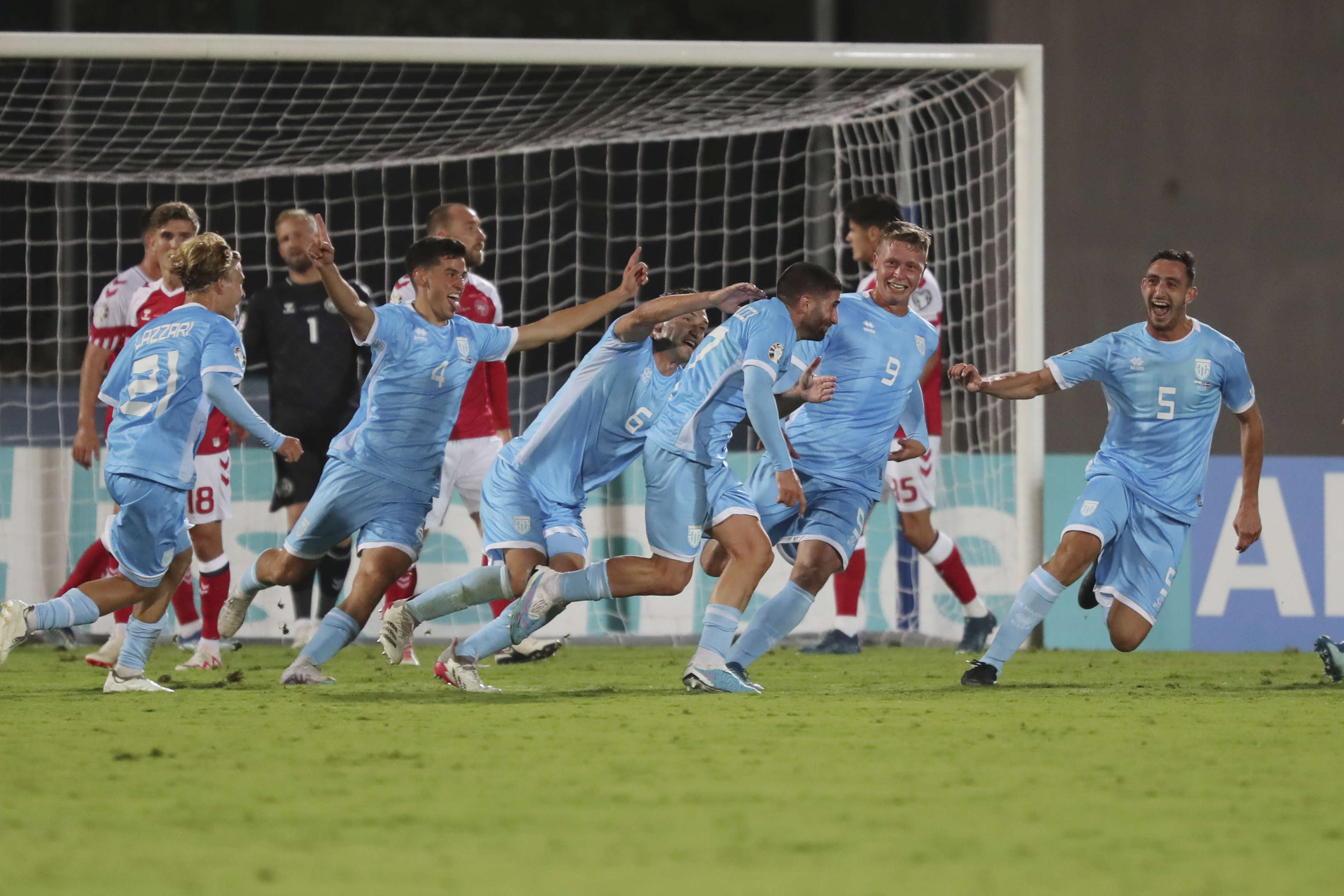 San Marino Denmark Euro 2024 Soccer