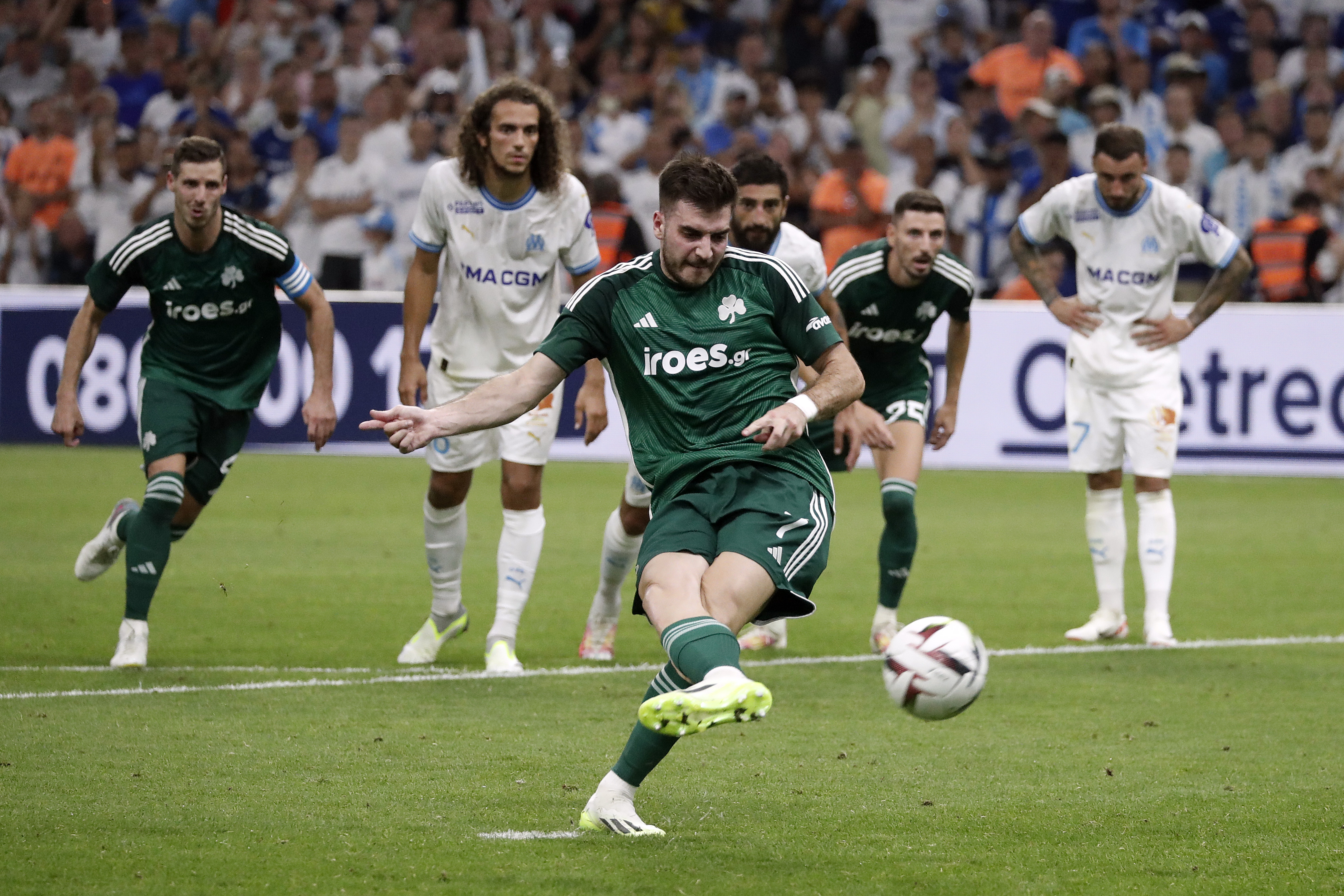 UEFA Champions League qualifiers - Olympique Marseille vs Panathinaikos