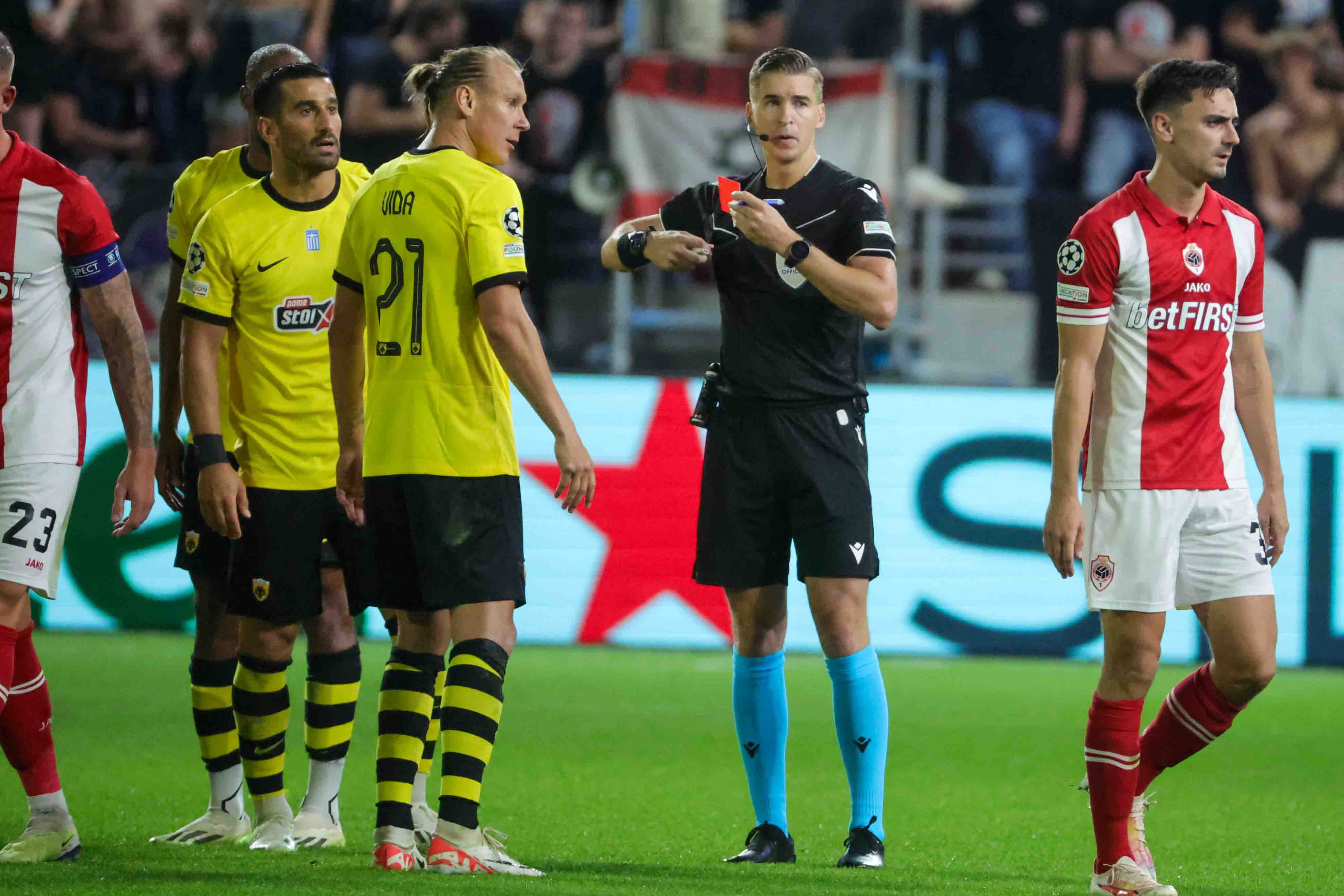 UEFA Champions League play-offs - Royal Antwerp vs AEK Athens