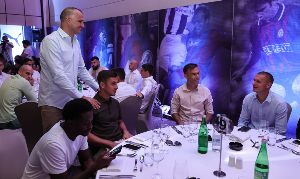 during the promotion of the new jersey, shirt, promocija novog dresa for the season 2023/24 on July 17, 2023 in Belgrade, Serbia. (Photo by Srdjan Stevanovic/Starsport.rs ©)