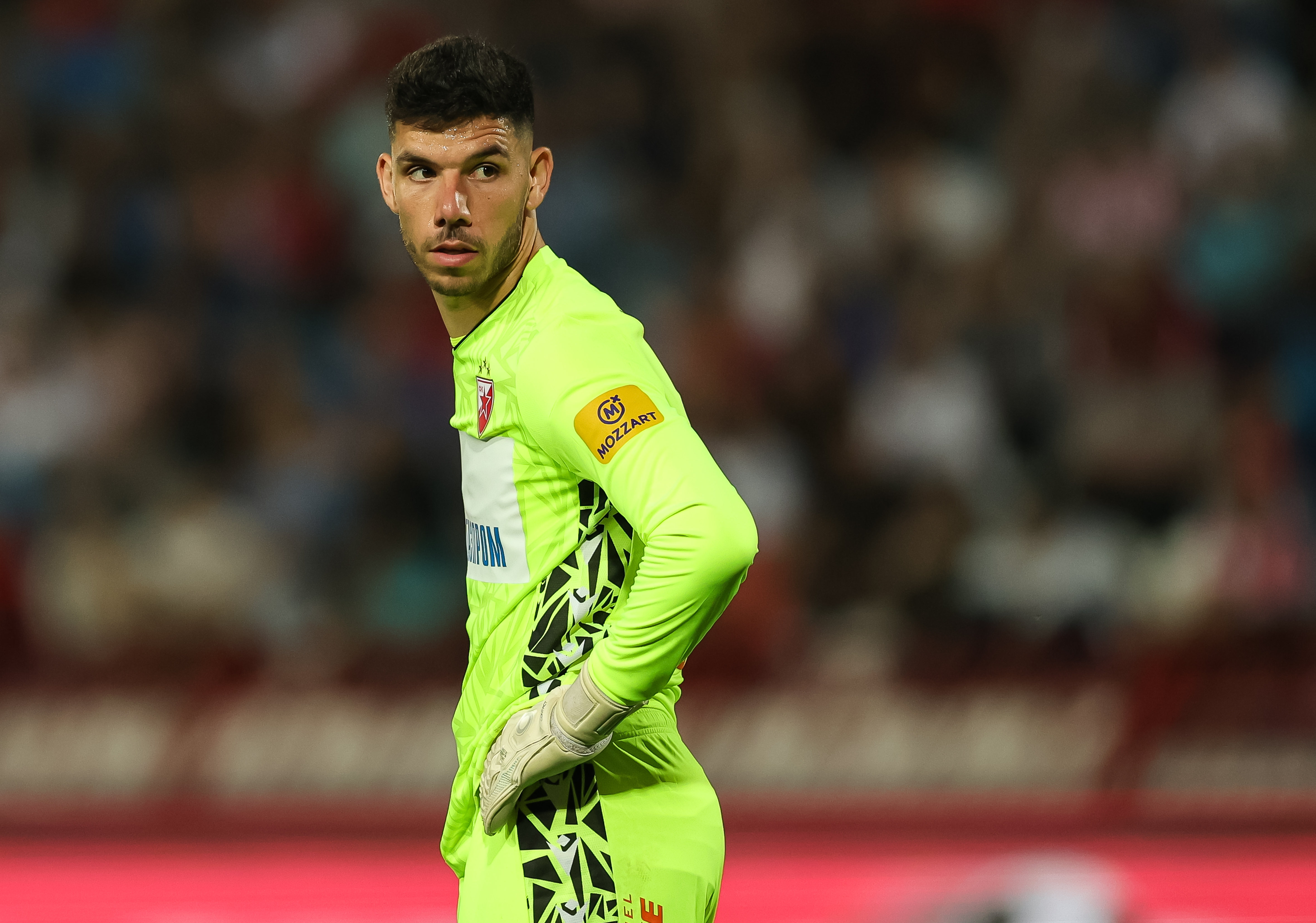 during the Friendly match prijateljski mec between Crvena Zvezda and AFC Fiorentina at stadium Rajko Mitic (Marakana) on July 26, 2022 in Belgrade, Serbia. (Photo by Srdjan Stevanovic/Starsport.rs ©)