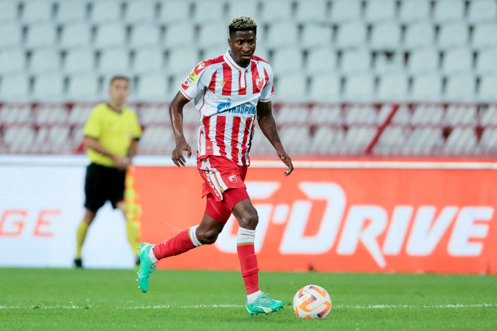 Peter Olayinka Crvena Zvezda - TSC, prijateljska, pripremna utakmica
22.7.2023. Beograd, Srbija
foto: Pedja Milosavljevic/STARSPORT