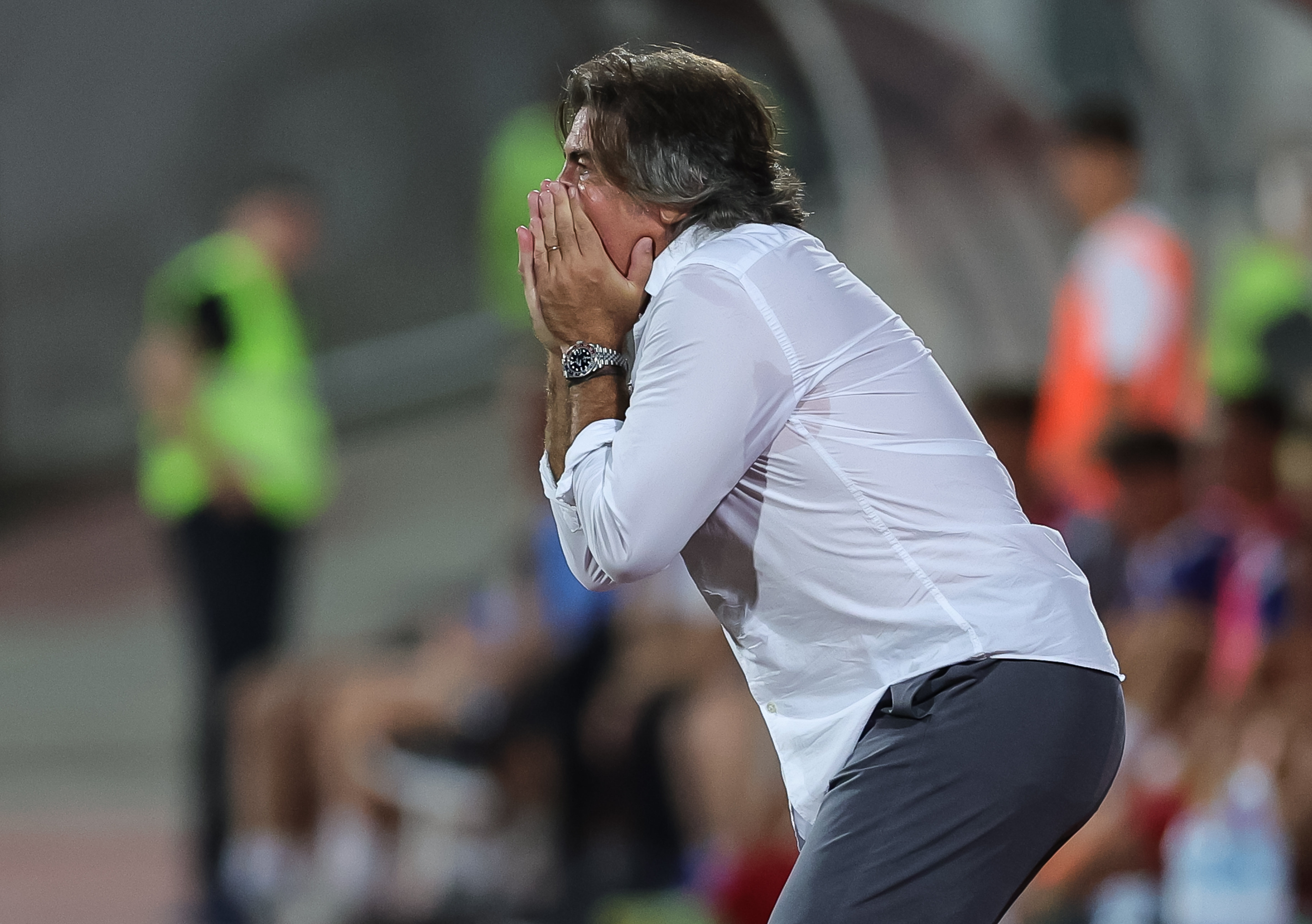 during the UEFA Conference League 2023/2024 match between Vojvodina and APOEL Cyprus at stadium Karadjordje on August 03, 2023 in Novi Sad, Serbia. (Photo by Srdjan Stevanovic/Starsport.rs ©)
