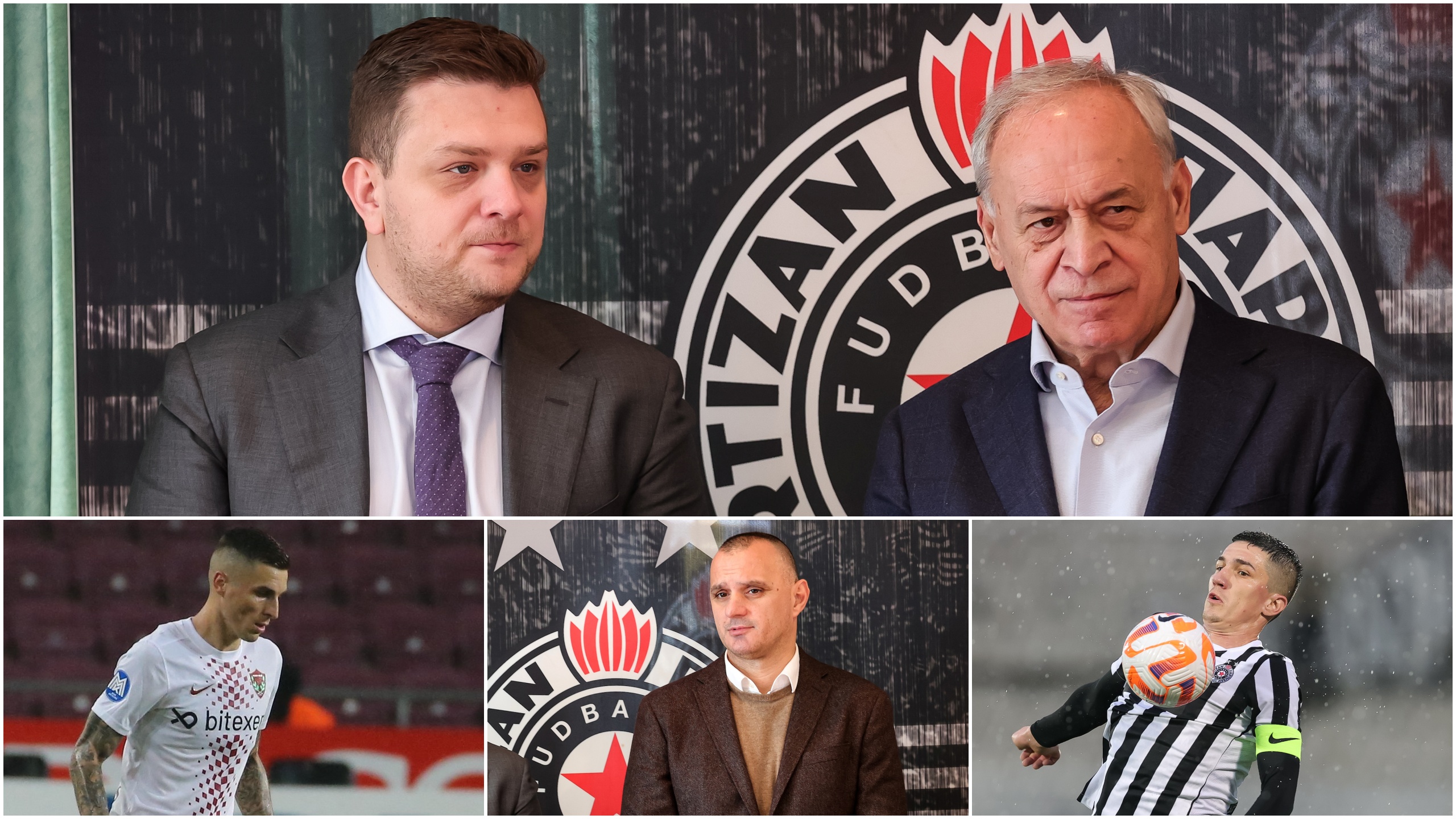 Miloš Vazura, Milorad Vučelić, Ognjen Vranješ, Ivica Kralj, Slobodan Urošević, kombo Foto: Srdjan Stevanovic/Starsport.rs ©/AA/ABACA / Abaca Press / Profimedia