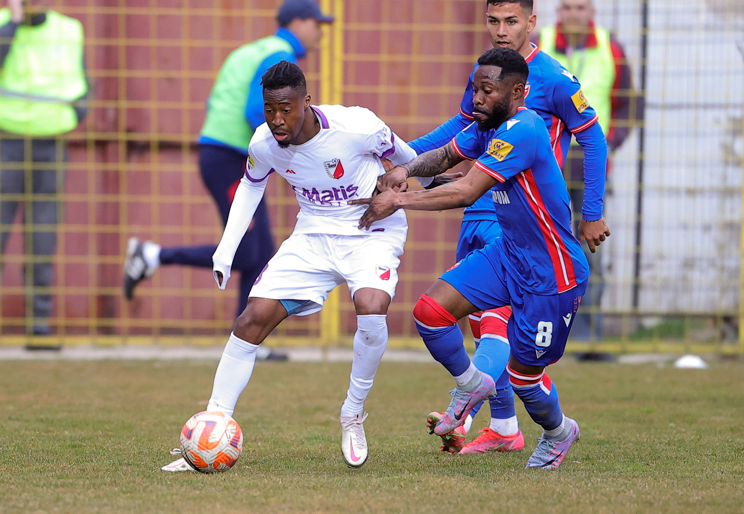 CAMPBELL Norman Odale i Guelor Kanga Javor - Crvena Zvezda, Super Liga Srbije, Superliga, Ivanjica, Srbija 25.2.2023.  foto: Pedja Milosavljevic/STARSPORT