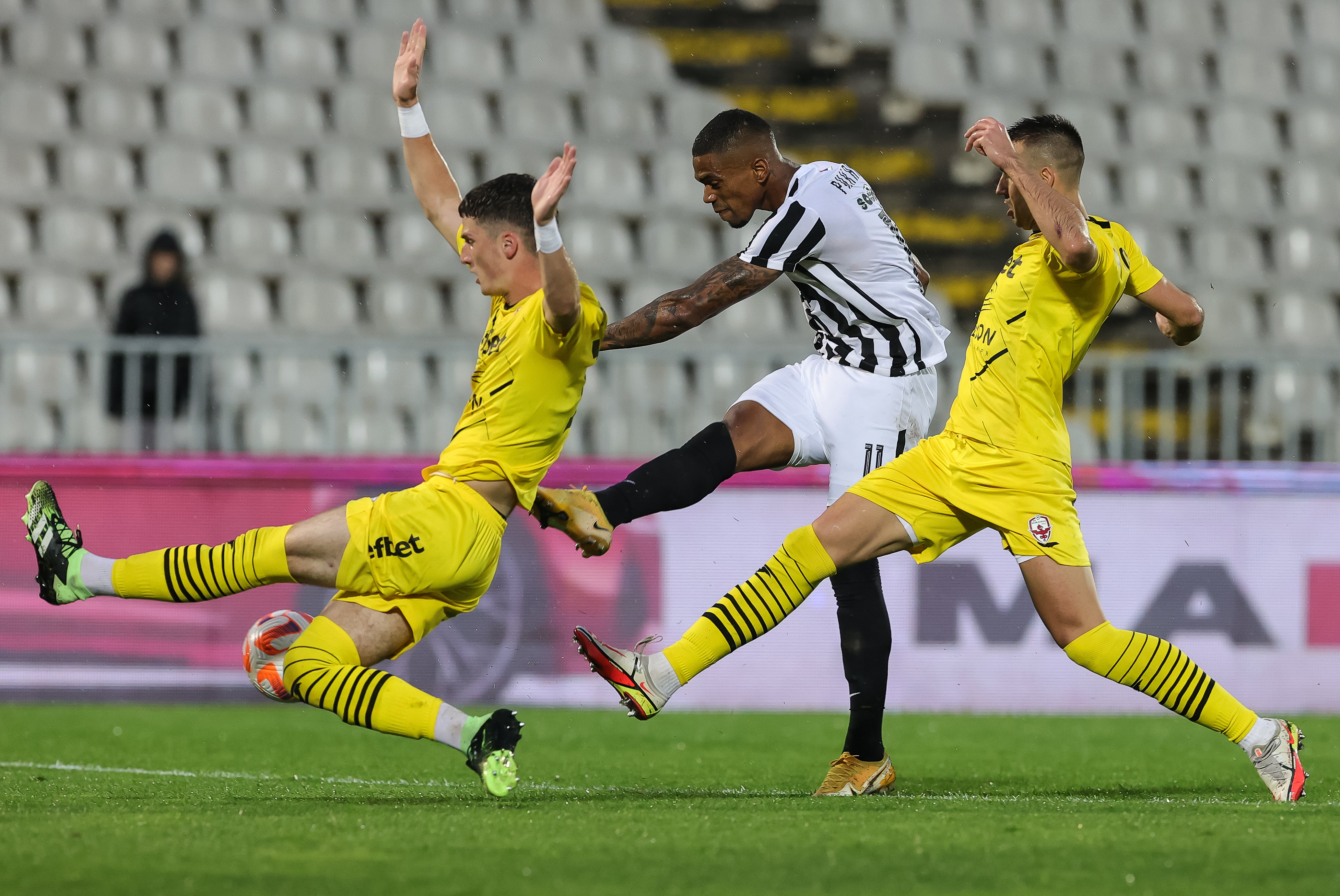 during the Mozzart Super Liga 2022/2023 Play Off match between Partizan and Vozdovac at stadium FK Partizan (JNA) on May 27, 2023 in Belgrade, Serbia. (Photo by Srdjan Stevanovic/Starsport.rs ©)