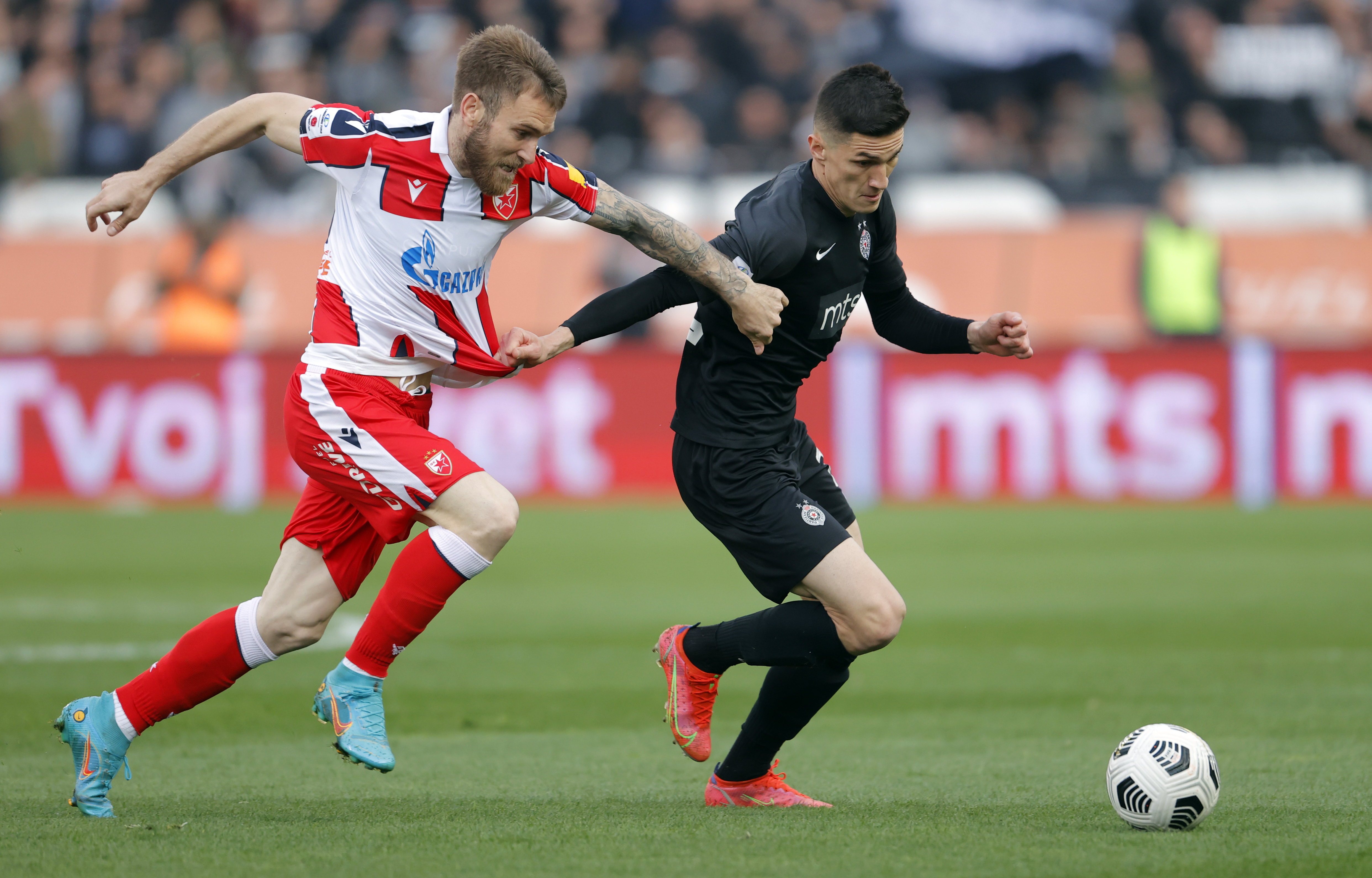 Aleksandar Katai Slobodan Urosevic Crvena Zvezda - Partizan, derbi, derby, Superliga, Super Liga Srbije16.4.2022.  Beograd, Srbija, photo: Pedja Milosavljevic/STARSPORT