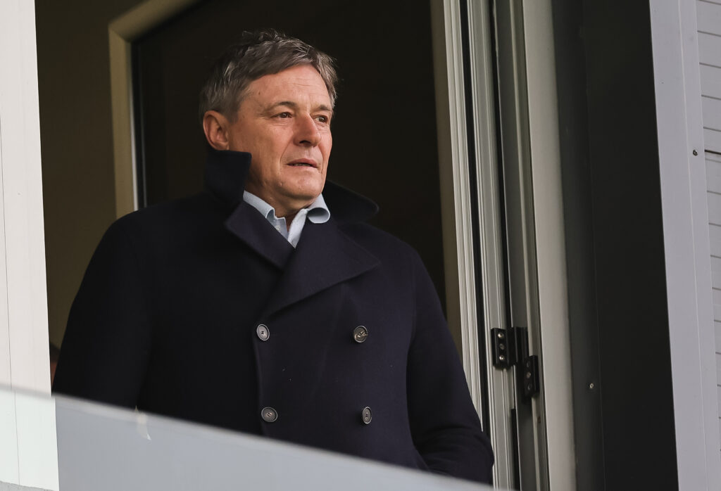 during the Cukaricki v Partizan -  Mozzart Super Liga 2022/2023 match on stadium FK Cukaricki on April 11, 2023 in Belgrade, Serbia. (Photo by Srdjan Stevanovic/Starsport.rs ©)