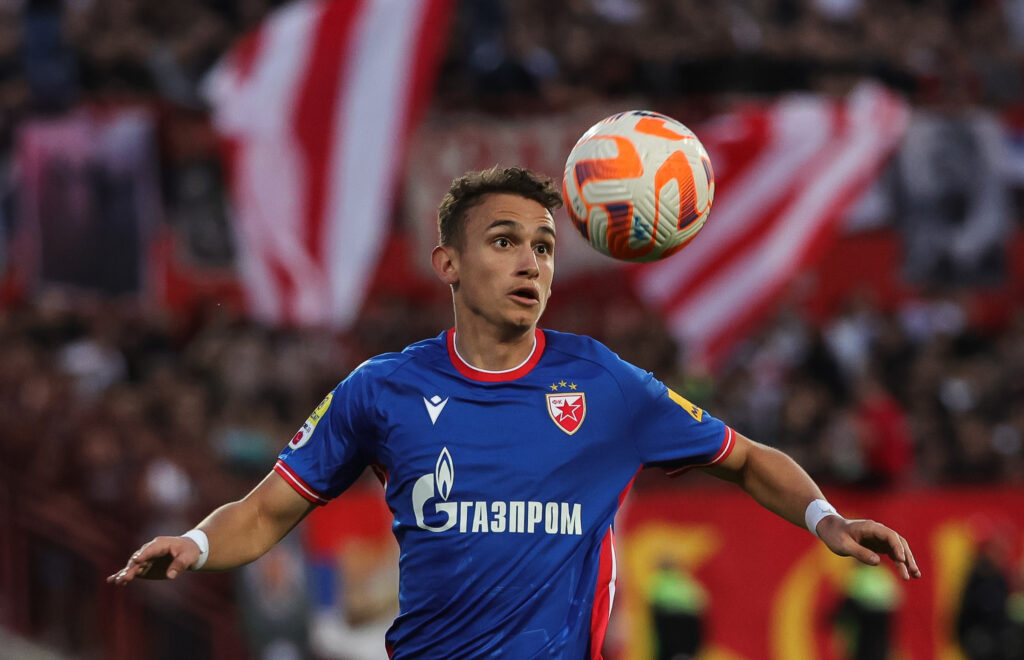 Stefan Mitrovic     Mladost GAT v Crvena zvezda during the Mozzart Super Liga 2022/2023 match at stadium Karadjordje on October  02, 2022 in Novi Sad, Serbia. (Photo by Srdjan Stevanovic/Starsport.rs ©)