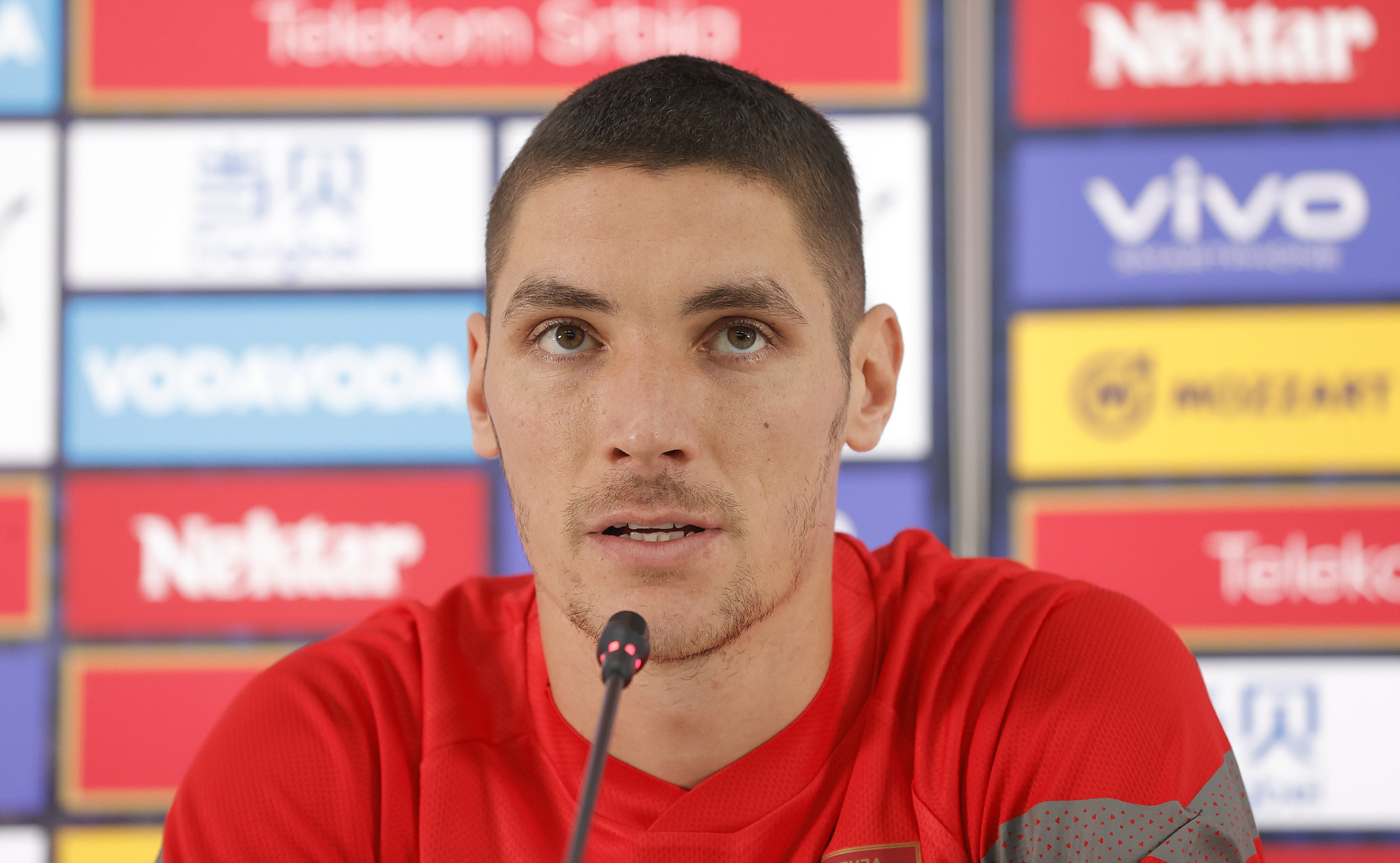 Serbia, national football team training session in Doha, Qatar on 10. Nov, 2022 photo: STARSPORT