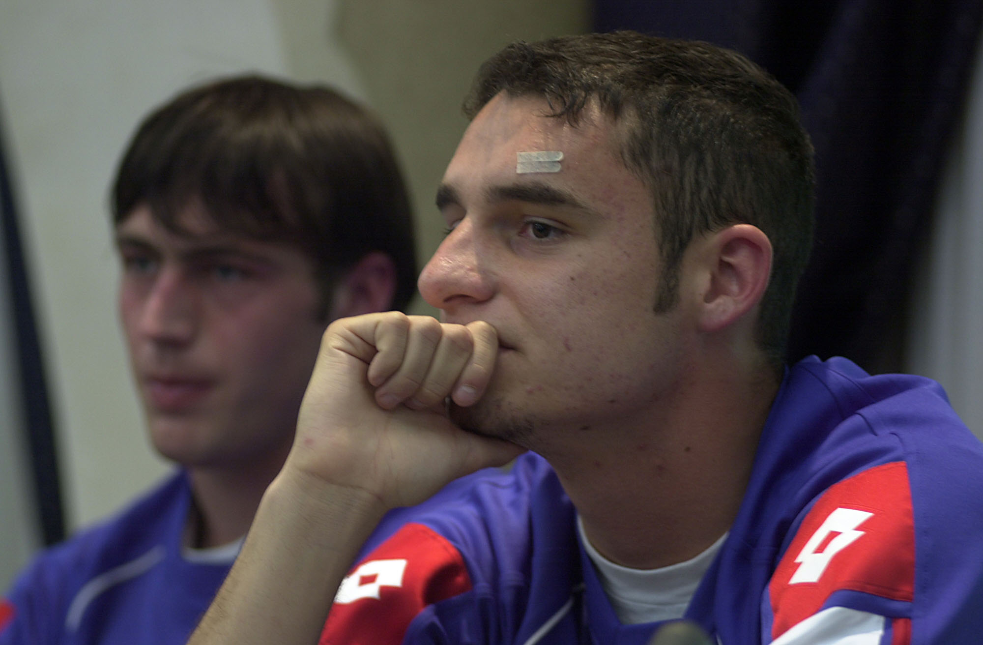 SPORT FUDBAL MLADI MLADA REPREZENTACIJA SCG U21 PRIPREME ZA EVROPSKO PRVENSTVO U NEMACKOJ NEMACKA Andrija Delibasic 21.05.2004. Palic foto: Pedja Milosavljevic