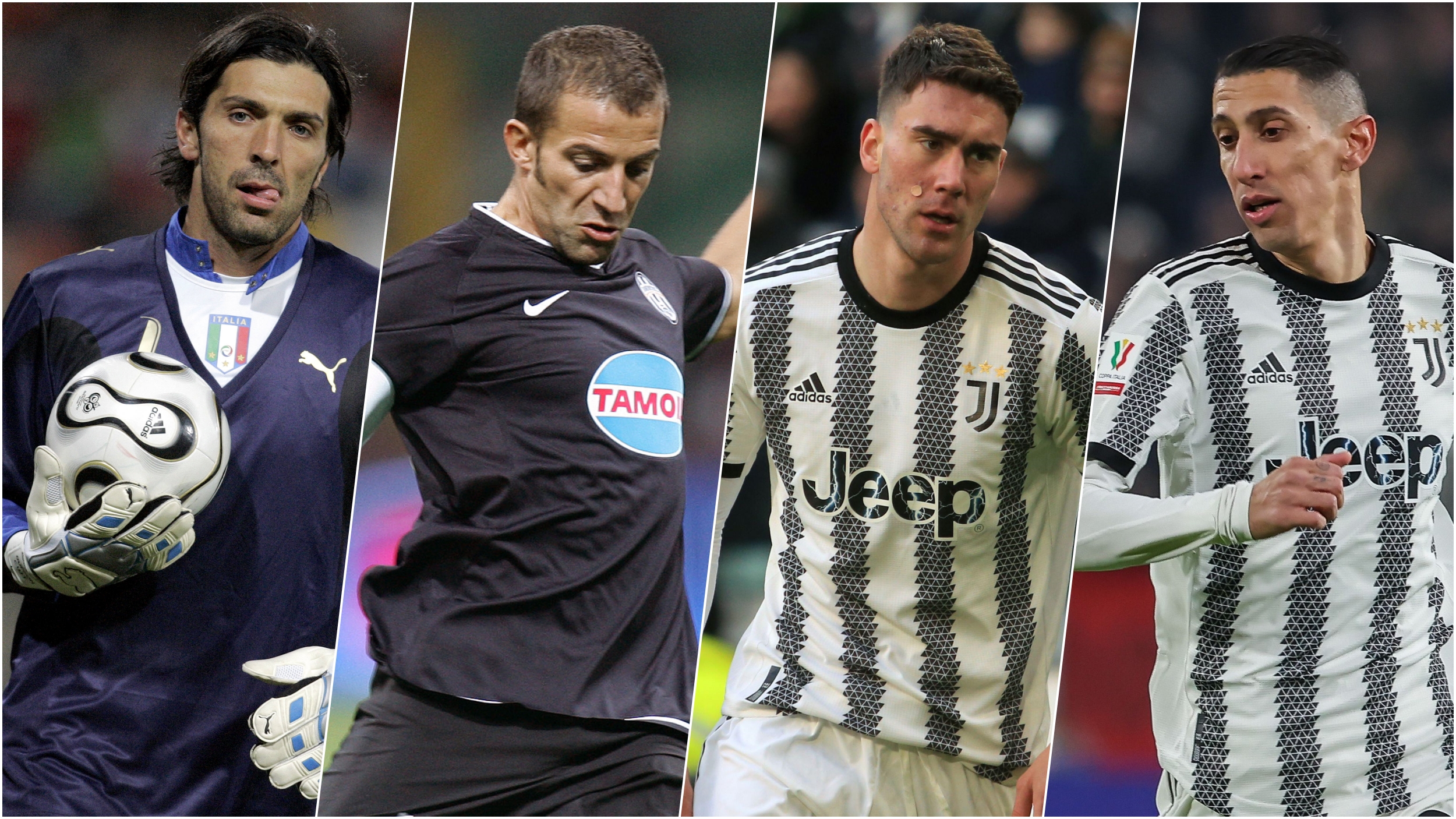 Gianluigi Buffon i Alessandro del Piero
Dušan Vlahović i Angel di Maria