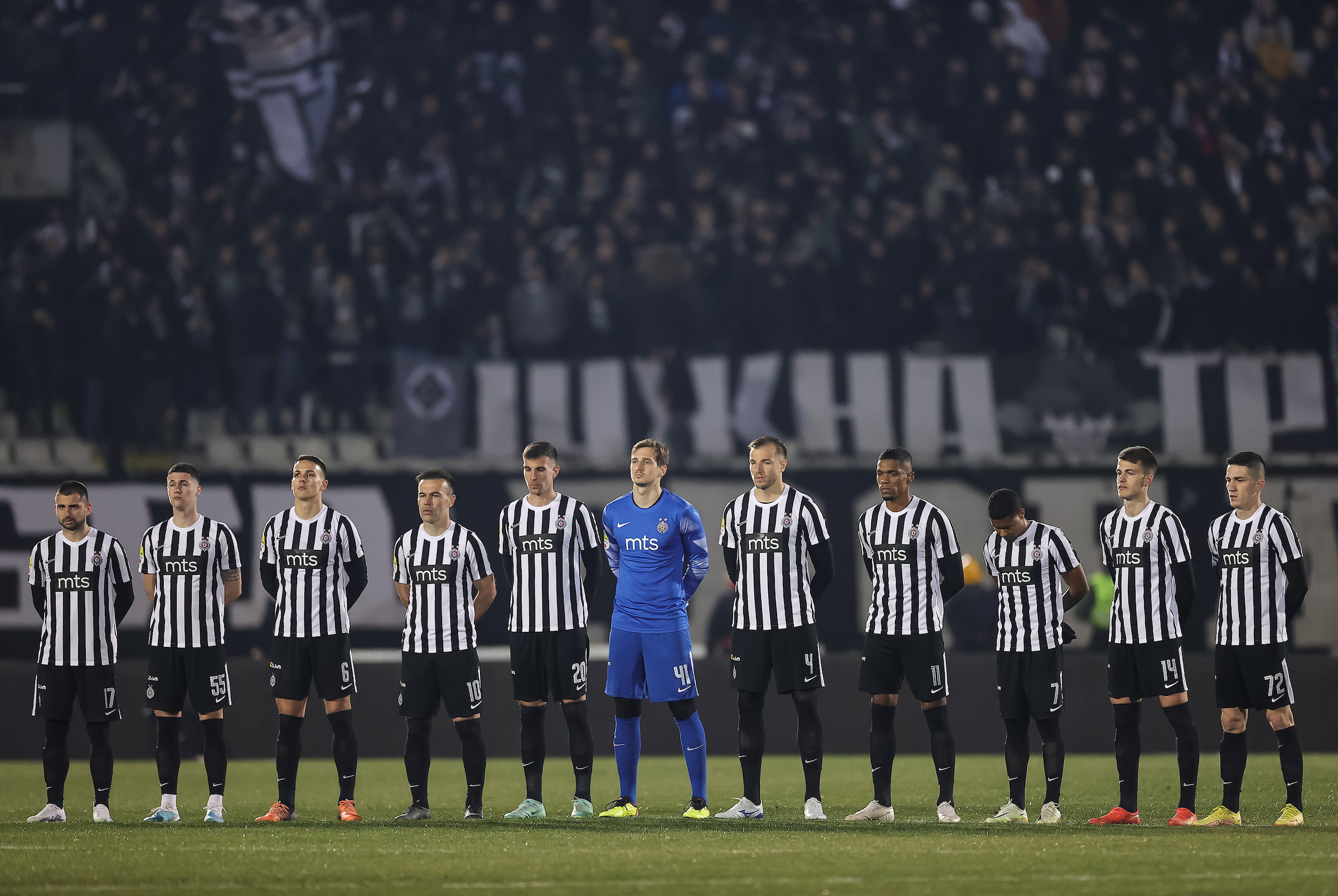 during the Partizan v Mladost GAT -  Mozzart Super Liga 2022/2023 match on stadium FK Partizan (JNA) on January 11, 2023 in Belgrade, Serbia. (Photo by Srdjan Stevanovic/Starsport.rs ©)