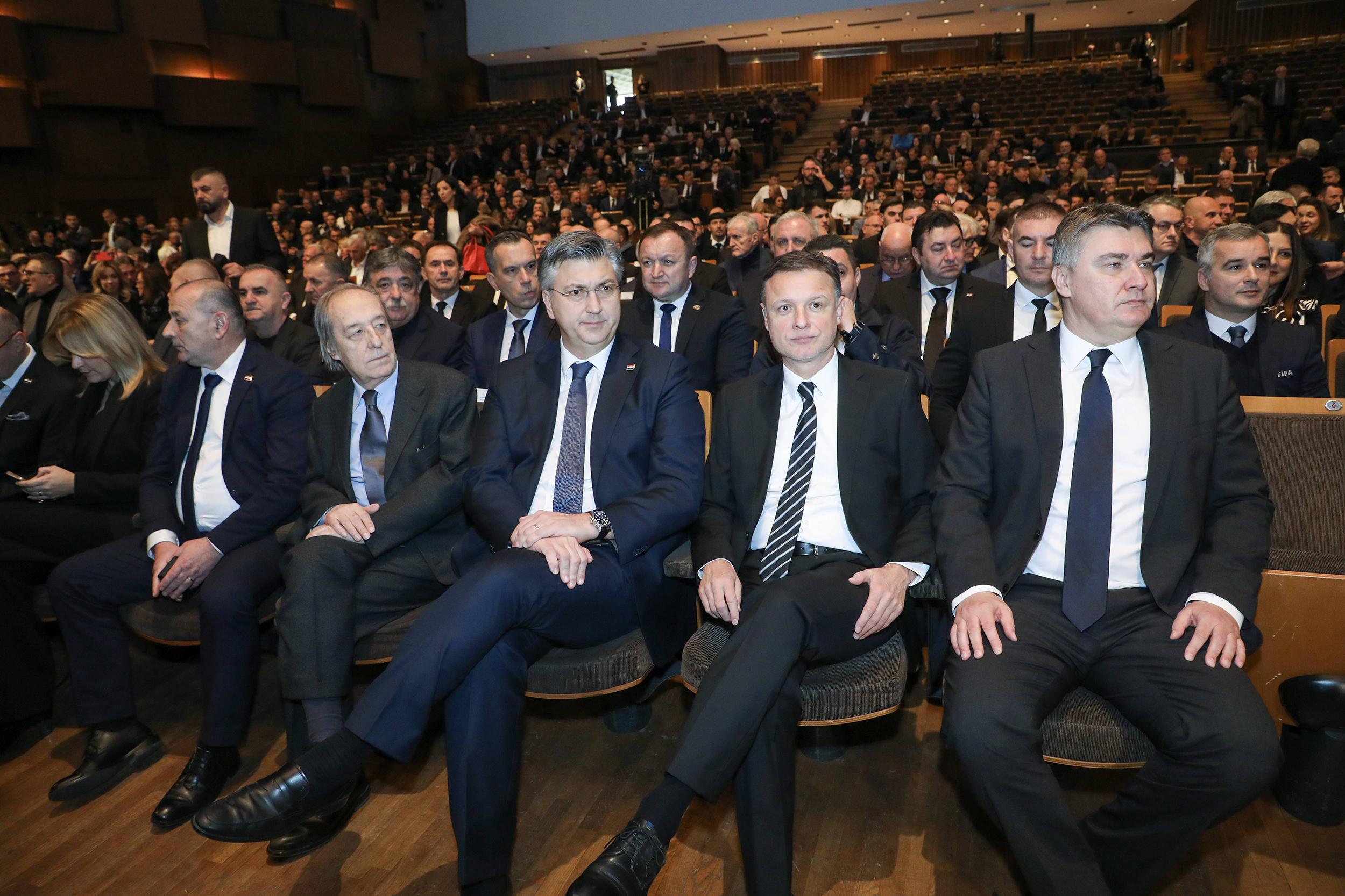 Zagreb, 15.02.2023 - Komemoracija Miroslavu Ciri Blazevicu odrzana je danas u KD Vatroslav Lisinski u Zagrebu. (BETAPHOTO/HINA/Lana SLIVAR DOMINIC)