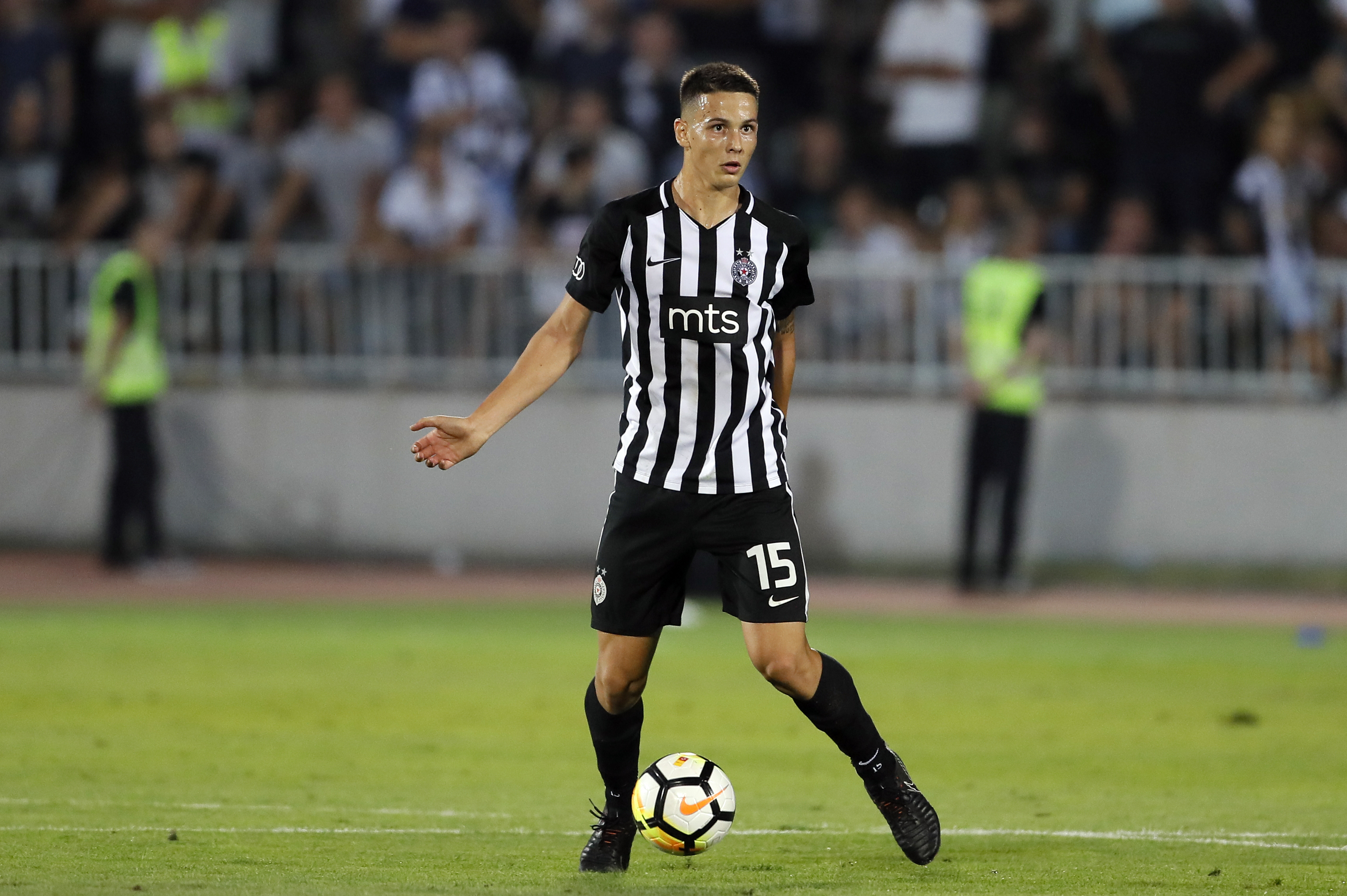 Svetozar Markovic UEFA Europa League football match between Partizan and Besiktas in Belgrade, Serbia on August 23. 2018.   (credit image &amp; photo: STARSPORT/ Pedja Milosavljevic)