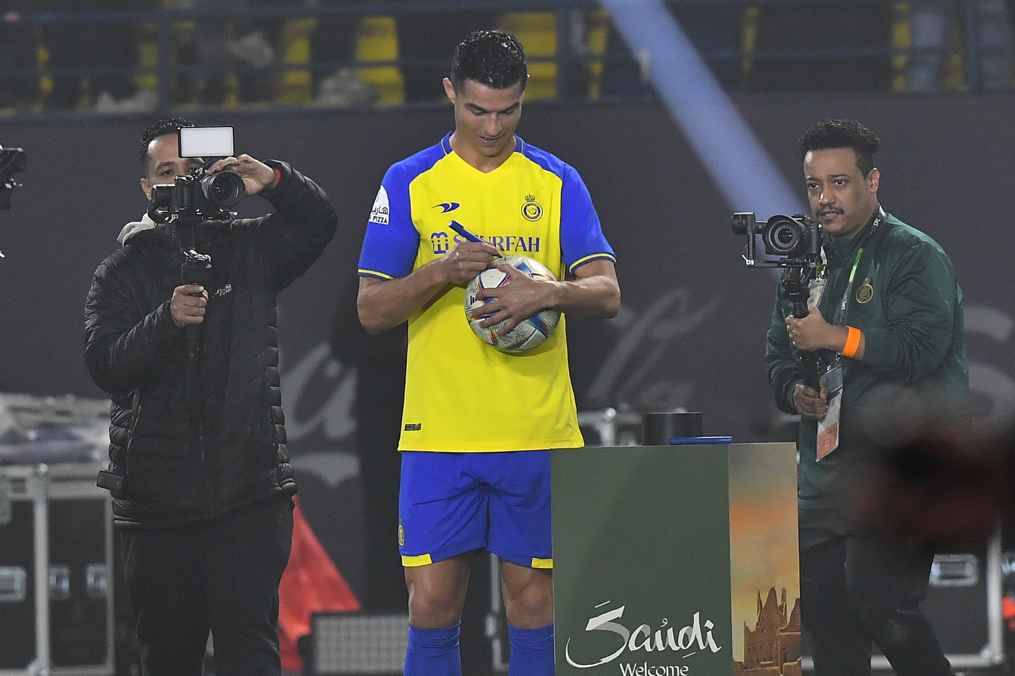 Cristiano Ronaldo presented after signing with Saudi Al-Nassr club
