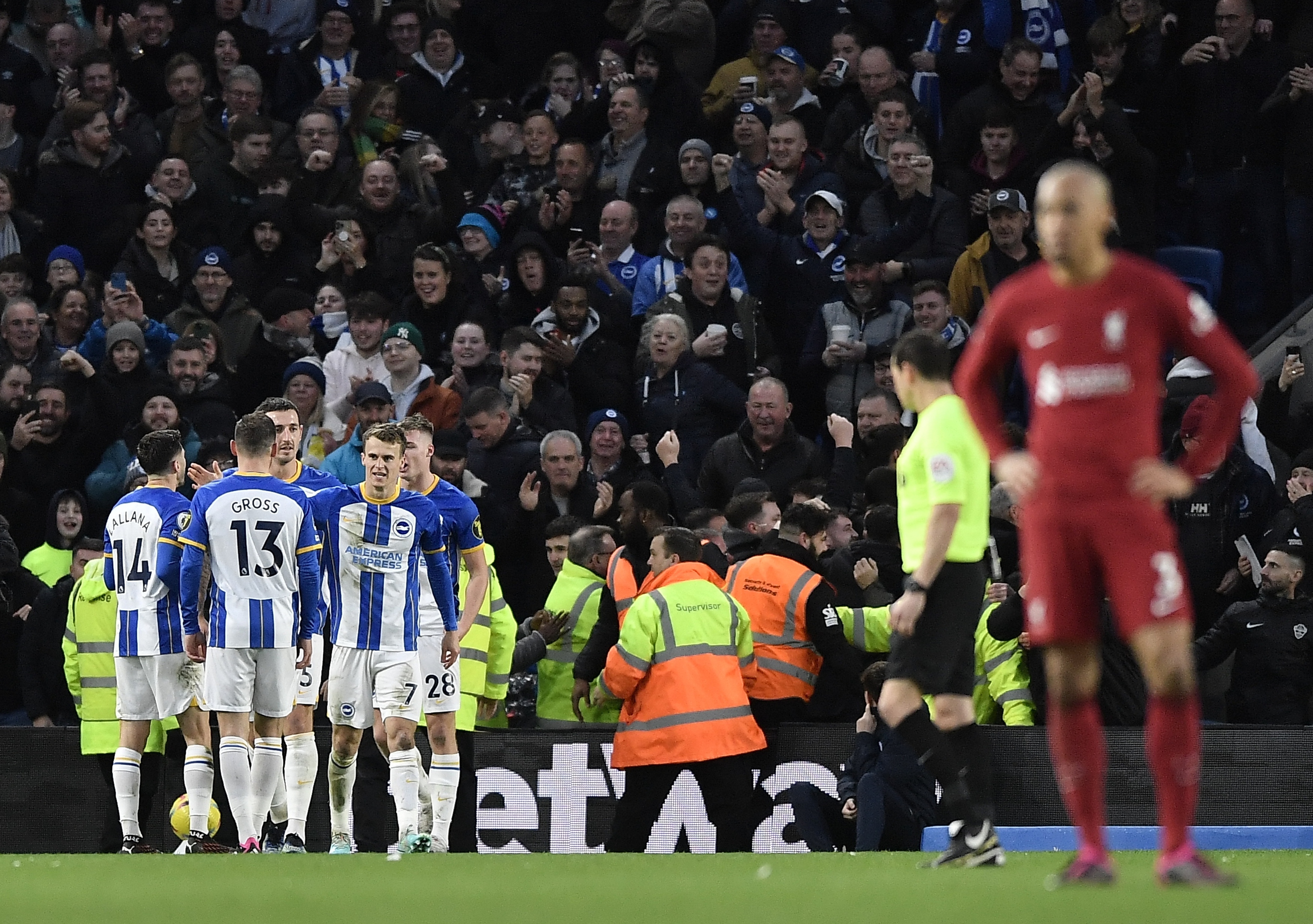 English Premier League - Brighton and Hove Albion vs Liverpool FC