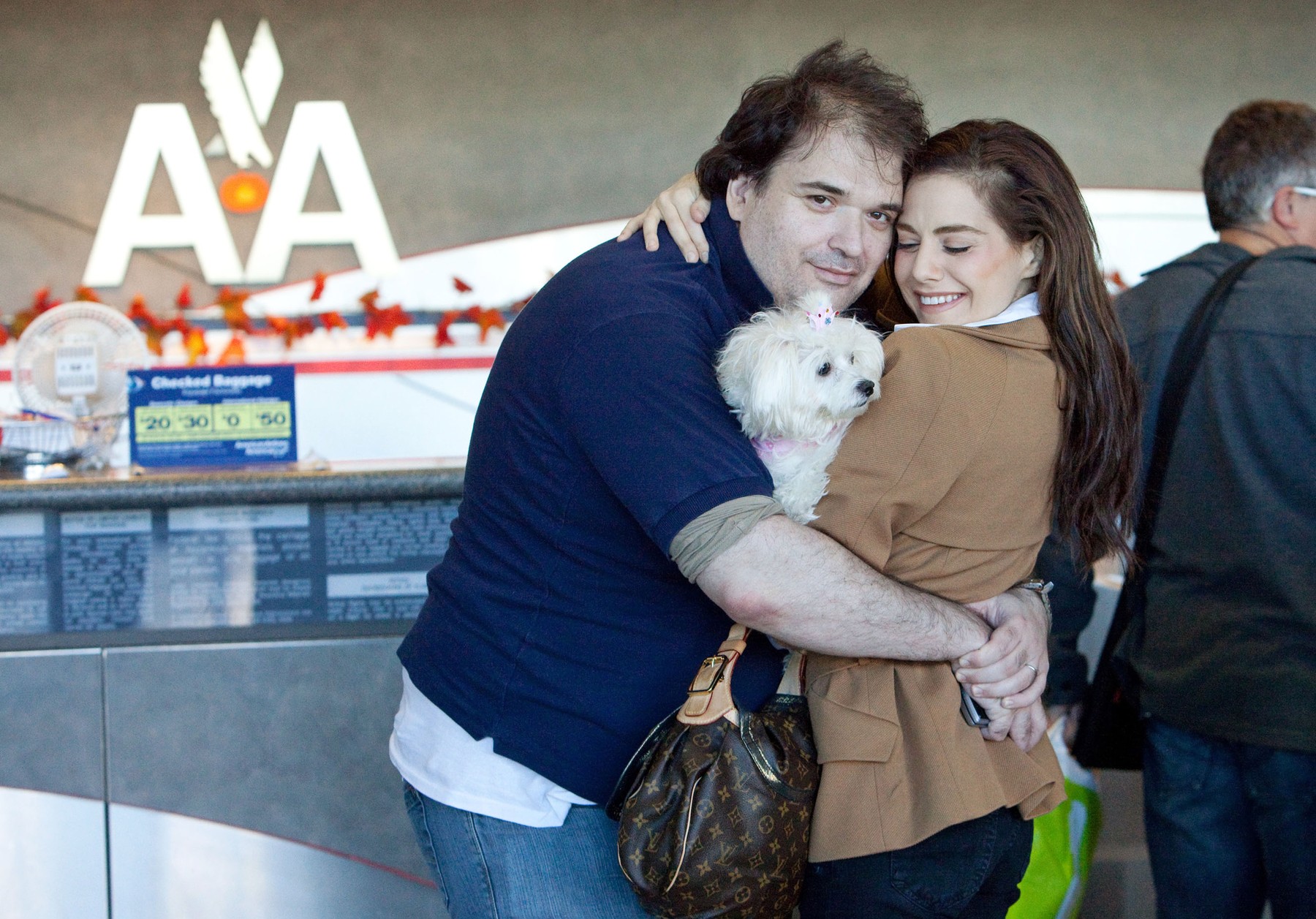 Murphy's pre-flight puppy love