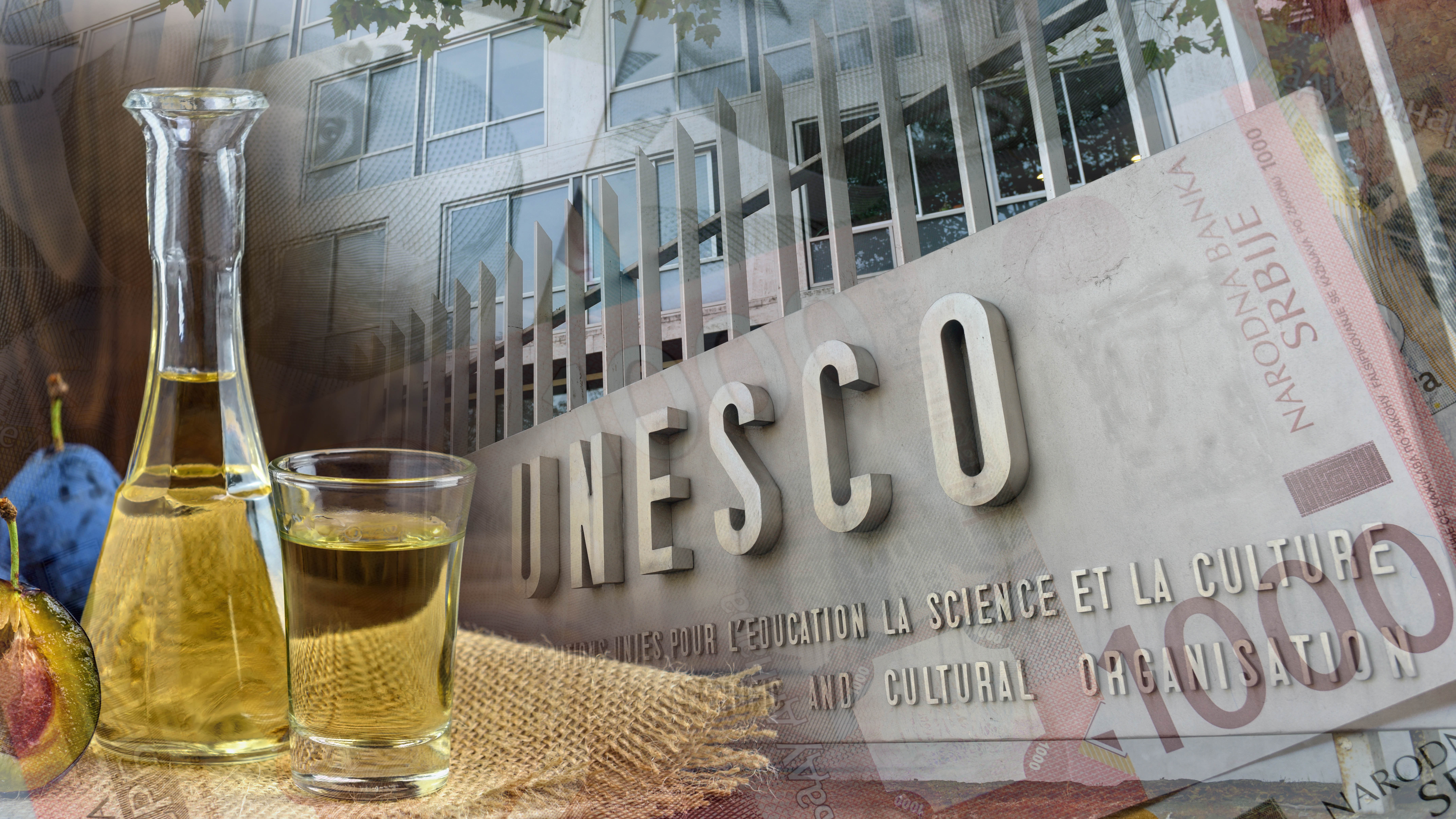 Unesko, Unesco, rakija, šljivovica, pare, novac, dinari, poskupljenje, kombo Foto: Shutterstock/Bumble Dee/Shutterstock