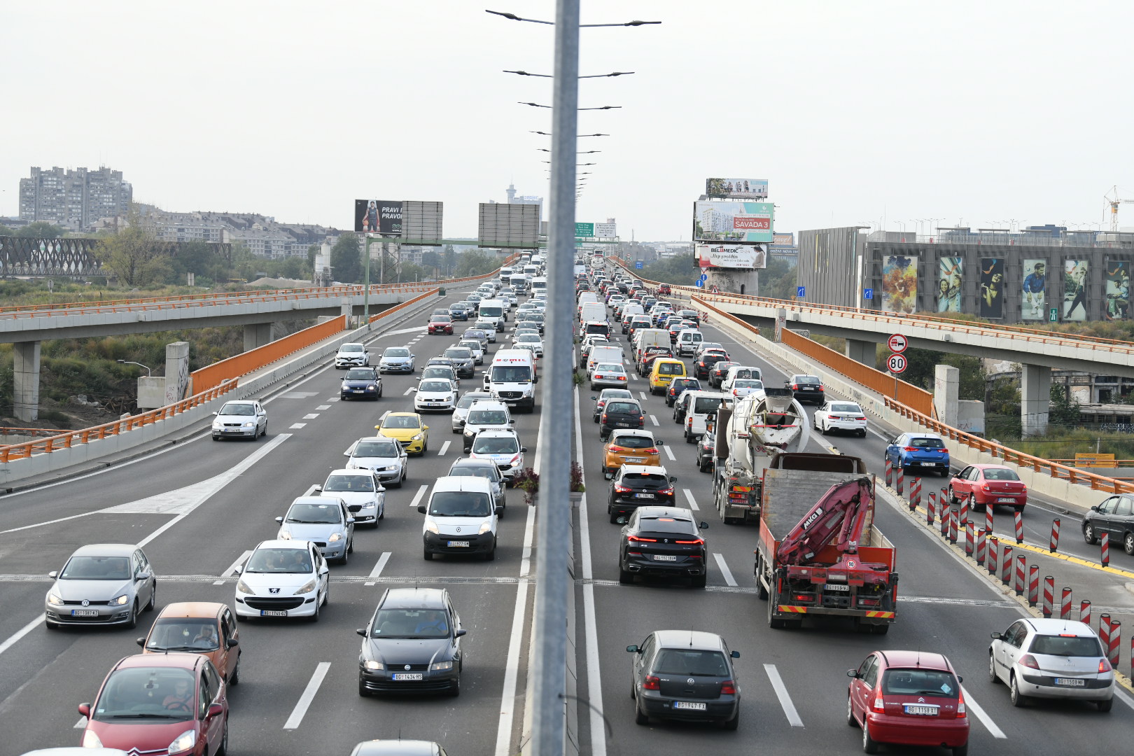 Beograd 18.09.2020. Gazel. Auto put, autoput, auto-put, gužva, zastoj Foto: Vesna Lalić/Nova.rs