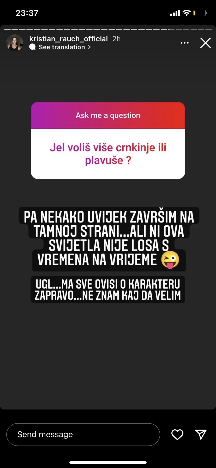 kristian survivor