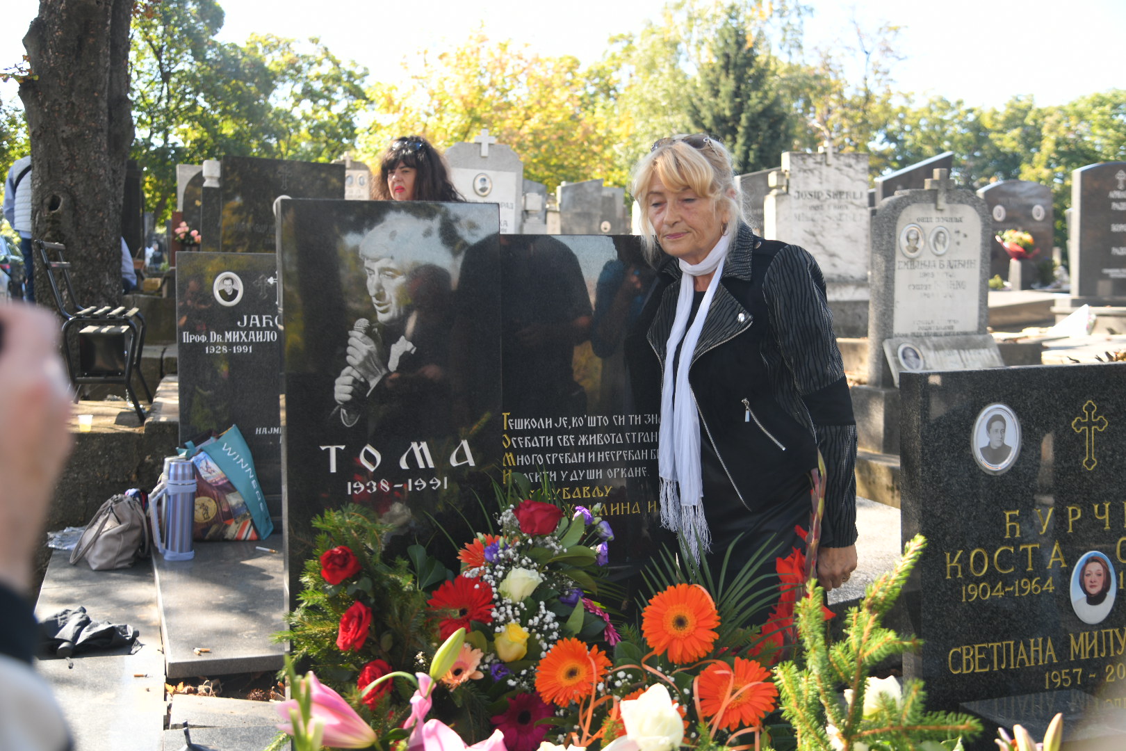 Beograd 30.09.2022. 31 godina od smrti, godisnjica, pomen, Tomi Zdravkovicu, Tome Zdravkovica,  održan na Centralnom groblju,
