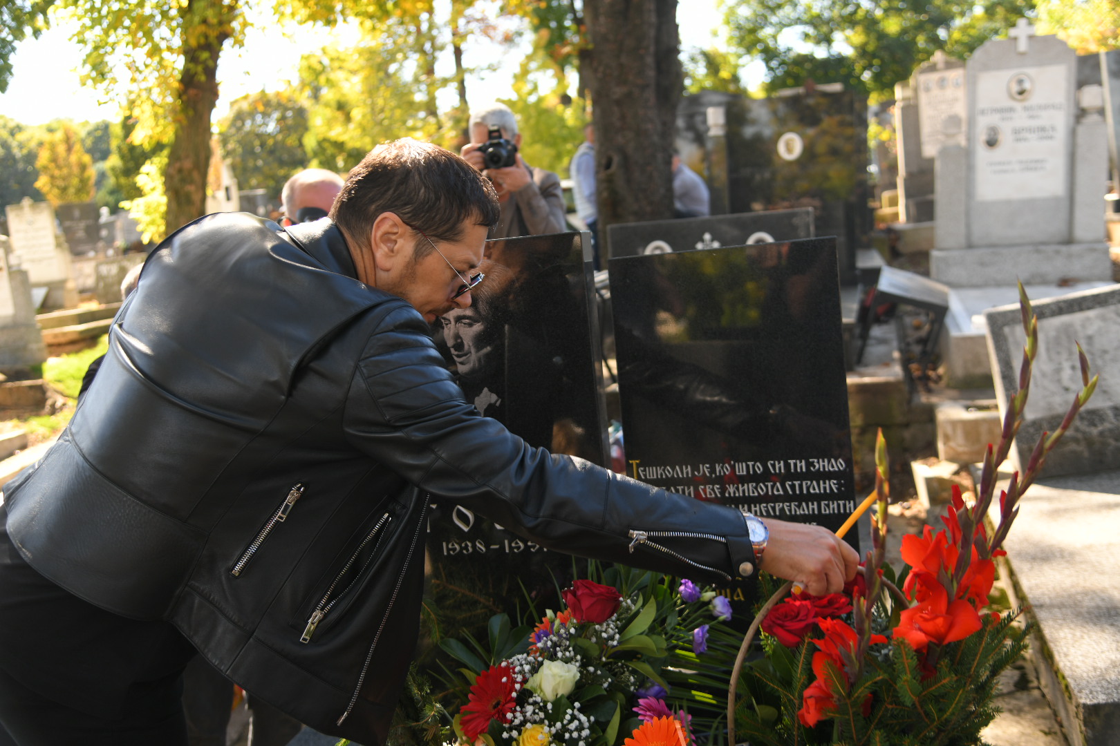 Beograd 30.09.2022. 31 godina od smrti, godisnjica, pomen, Tomi Zdravkovicu, Tome Zdravkovica,  održan na Centralnom groblju, Aco Pejović