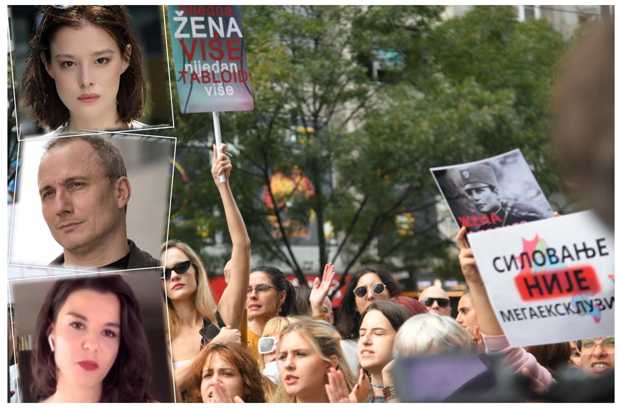 poznati koji su podržali ovaj protest Milena Radulović, Miloš Timotijević, Danijela Štajnfeld