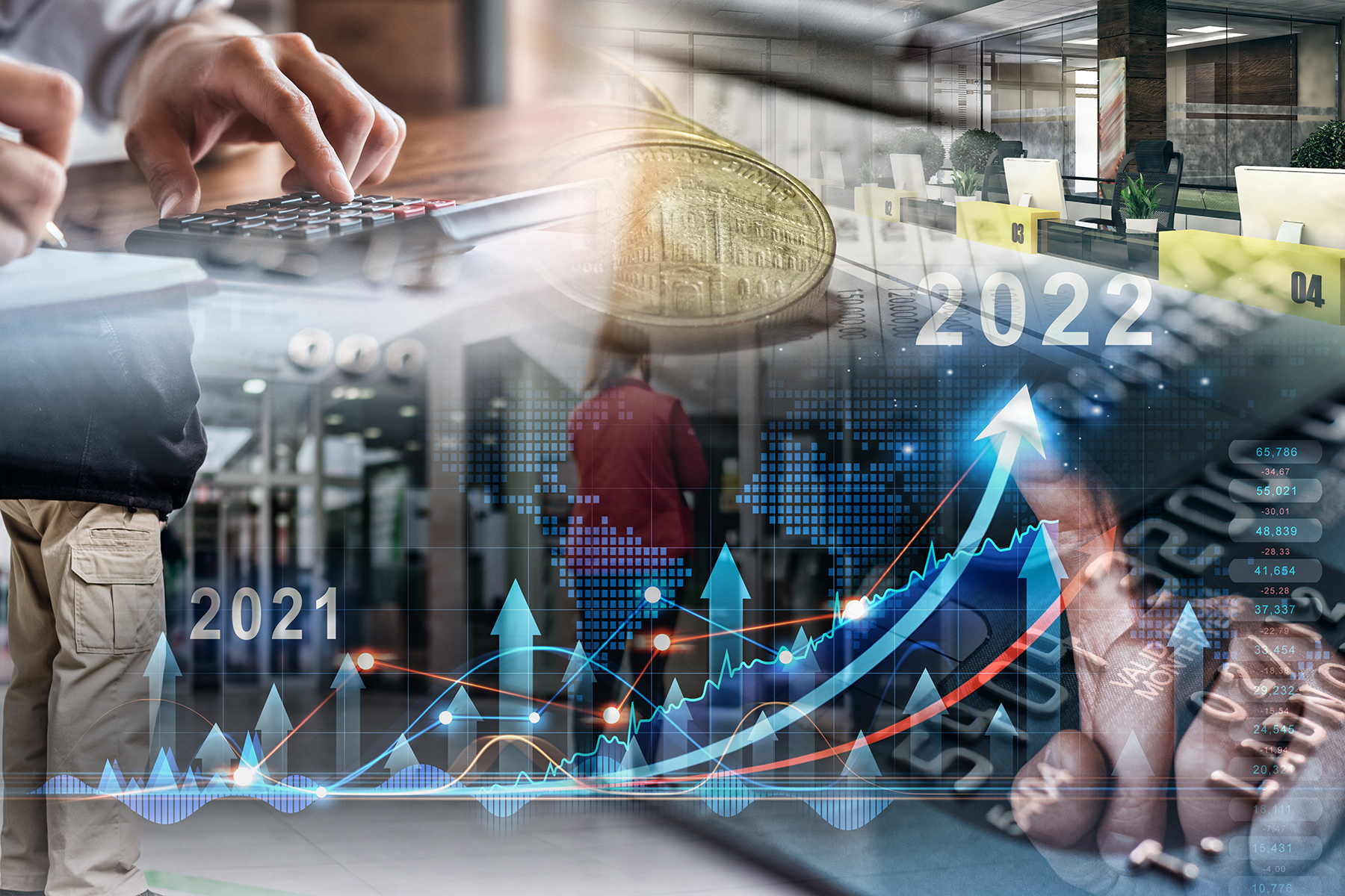 banka, novac, klijenti. kredit kamatne stope