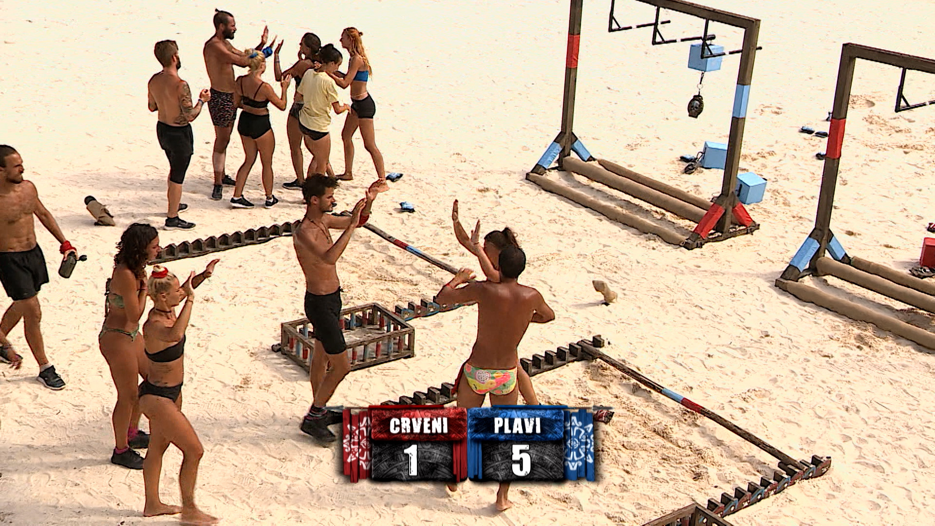 Survivor plavi tim pobeda crveni tim Nađa Nika