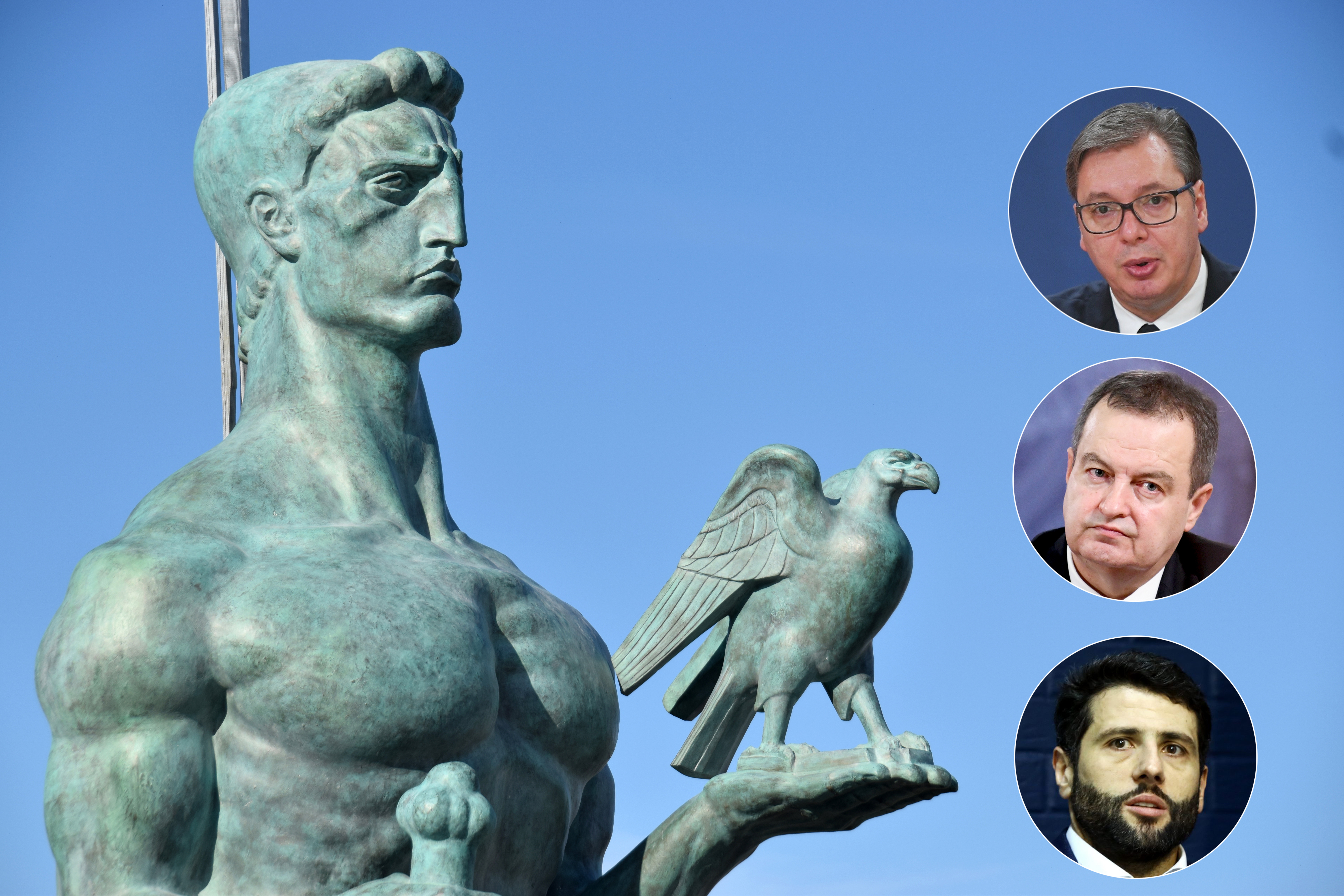 Pobednik, Aleksandar Vučić, Ivica Dačić, Aleksandar Šapić, kombo, beogradski izbori Foto: Shutterstock/Vladimir Beatovic