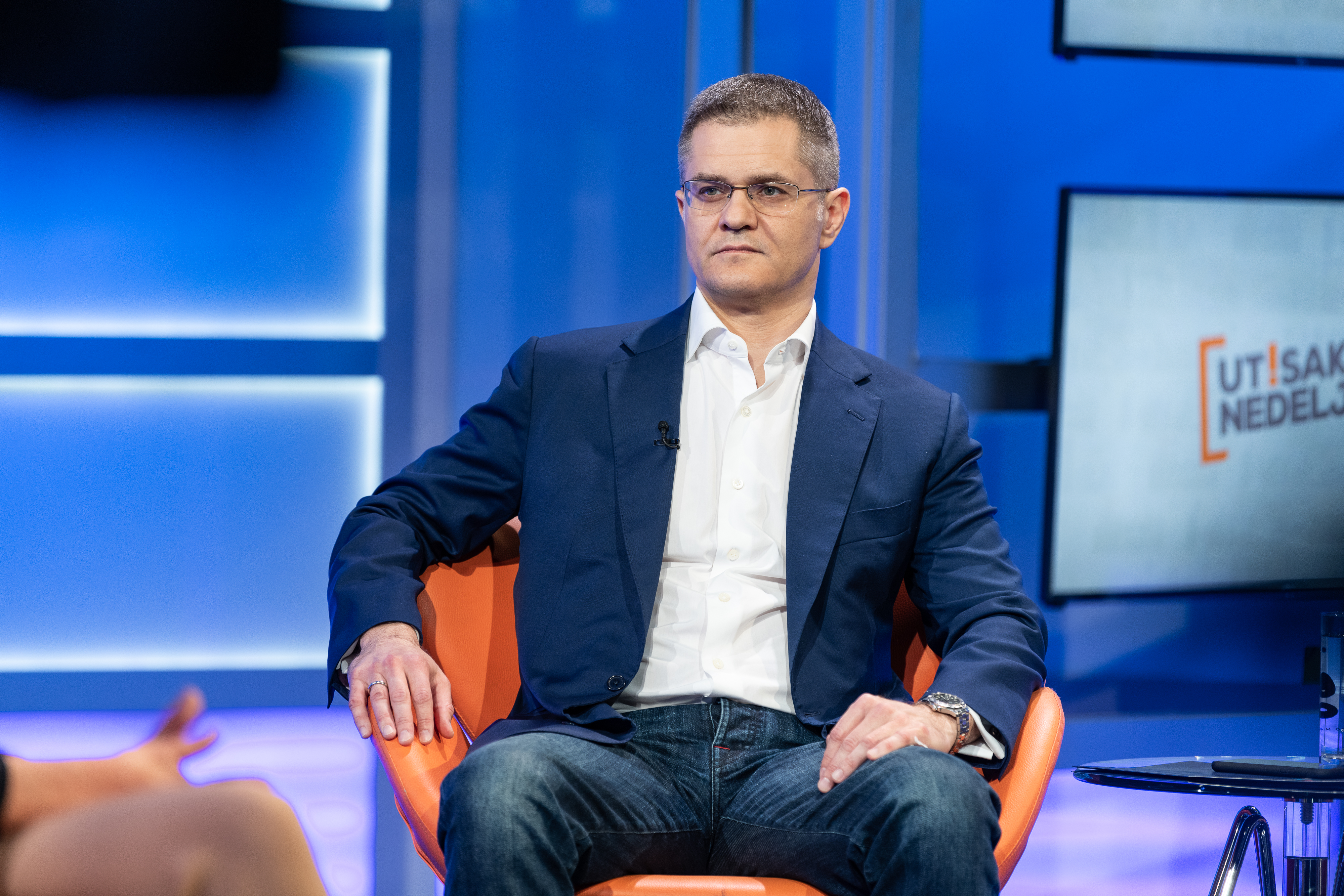 Beograd 17.04.2022. Vuk Jeremić, emisija Utisak nedelje Foto: Ivan Dinić/Nova S