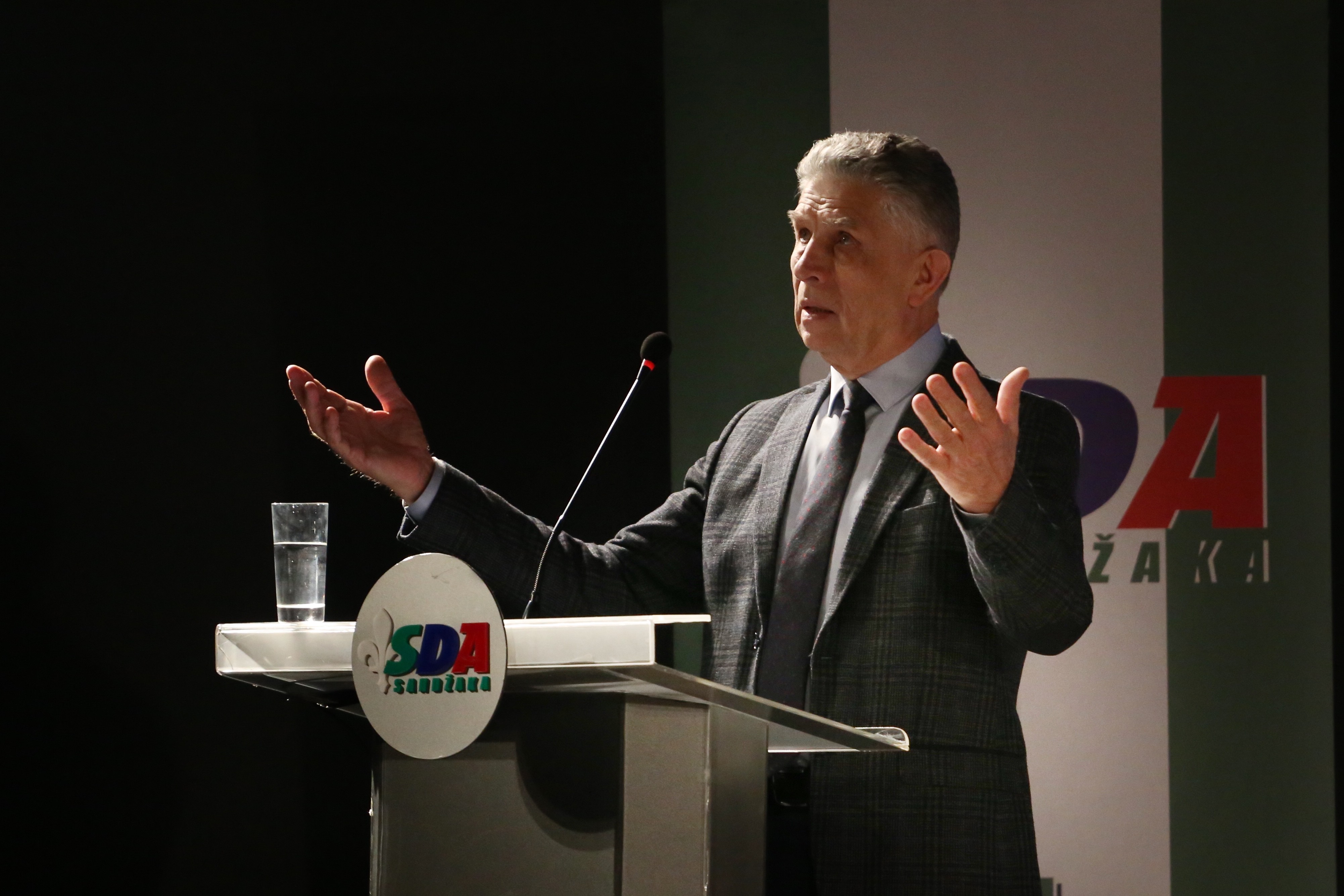 Novi Pazar 09 mart 2022. Izborna lista SDA Sandžaka predizborni skup Foto:Irfan Ličina/Nova.rs