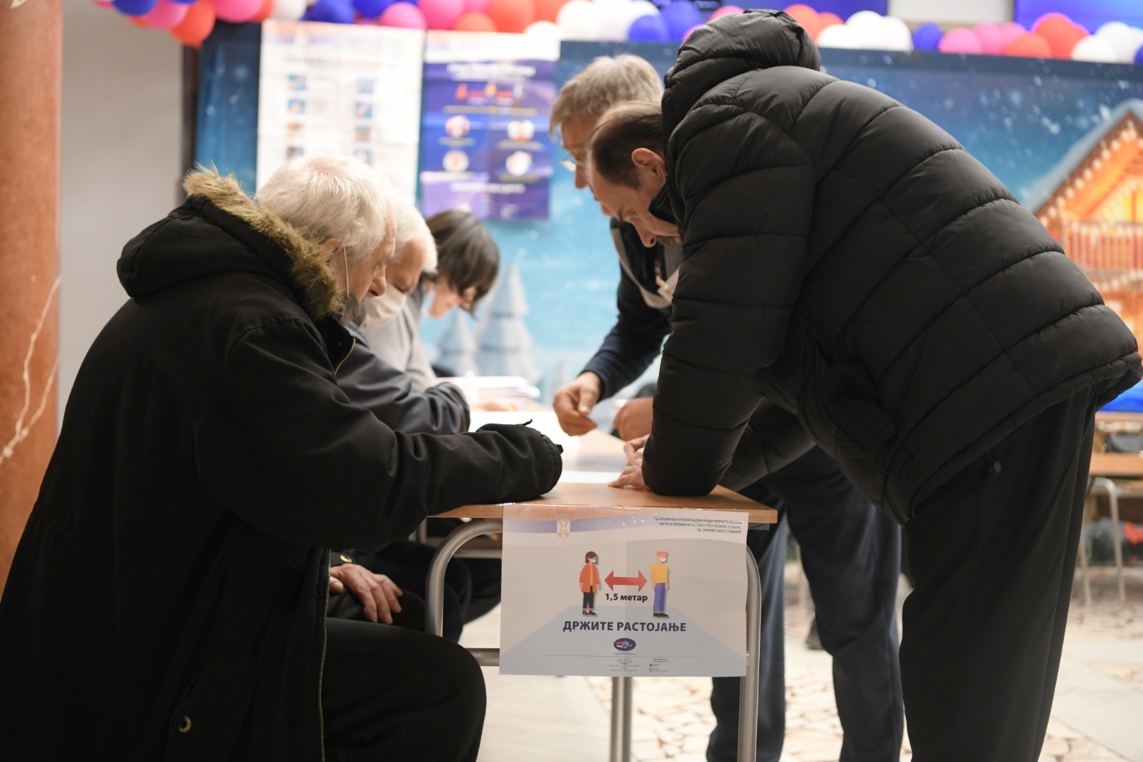 Beograd 16.01.2022. Referendum, biračko mesto, glasanje, promena ustava, ilustracija, izbori Foto: Dragan Mujan/Nova.rs
