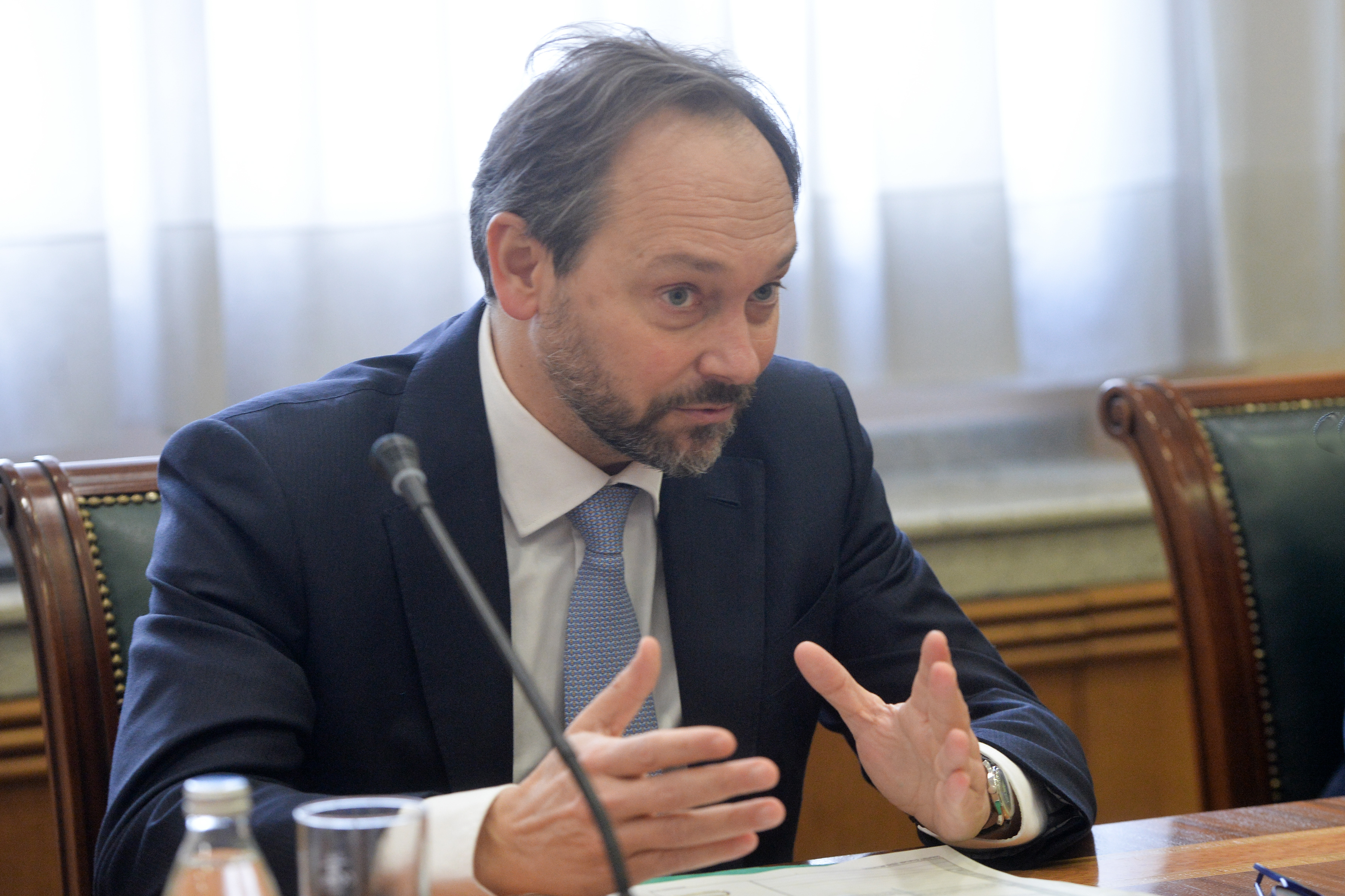 Beograd, 10. marta 2022. - Ministar za evropske integracije Jadranka Joksimovic sastala se sa ambasadorom EU Emanuelom Ziofreom. FOTO TANJUG/ ZORAN ZESTIC/ bg