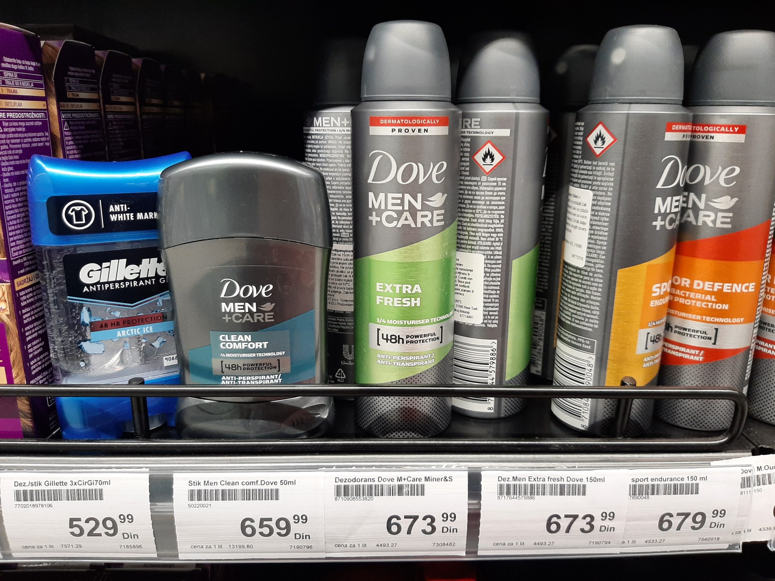 19.10 Cene u marketima, Cene, Dezodorans