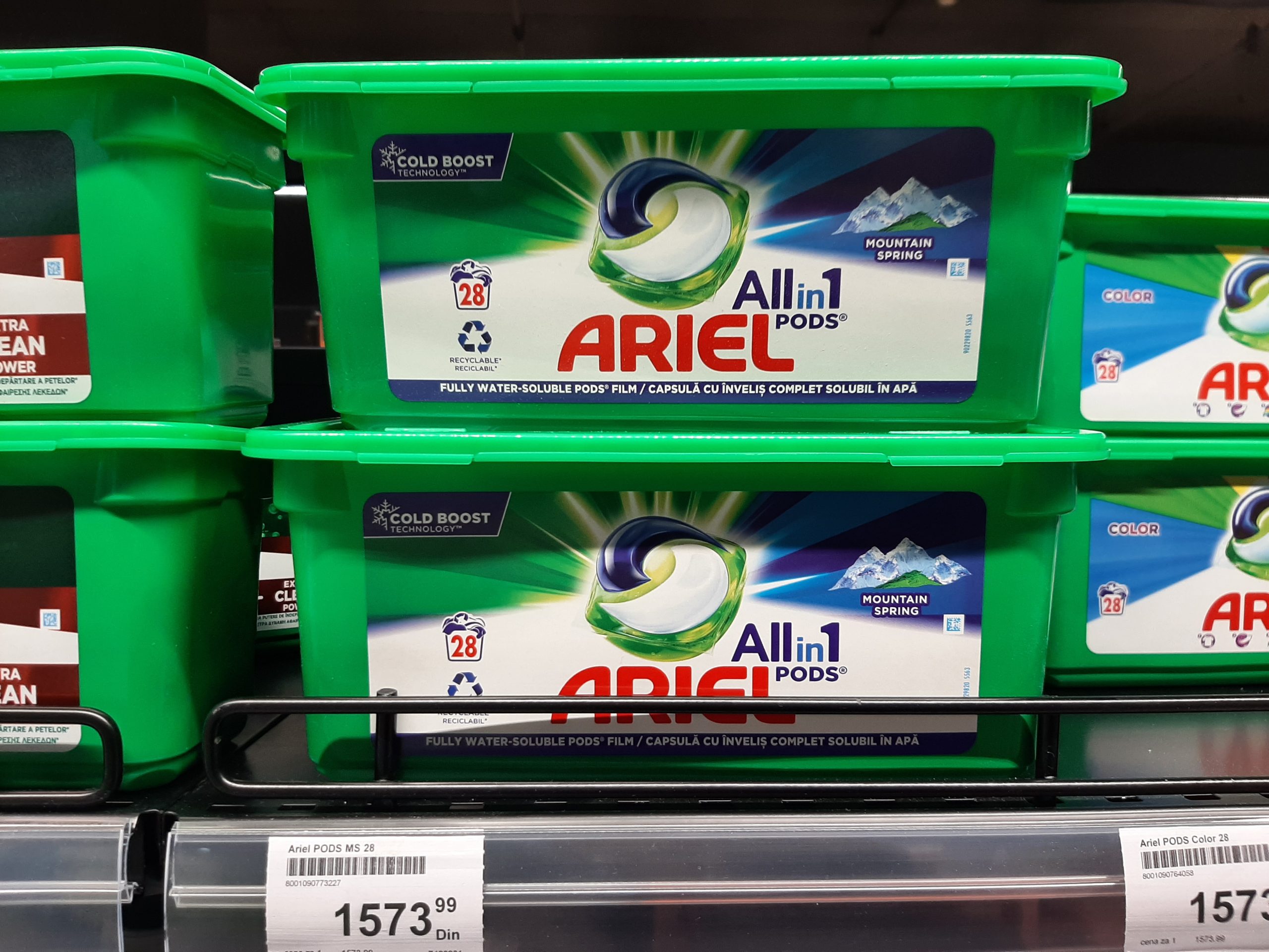 19.10 Cene u marketima, Cene, Ariel