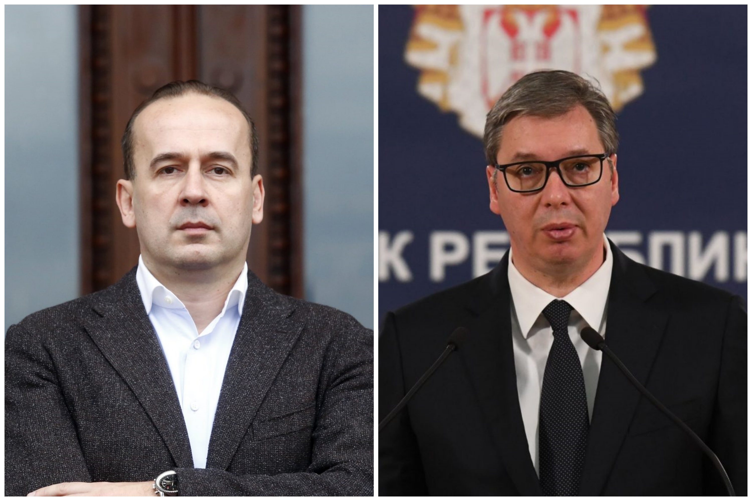 Dragan Jovanović i Aleksandar Vučić, kombo Foto: Vesna Lalić/Goran Srdanov/Nova.rs