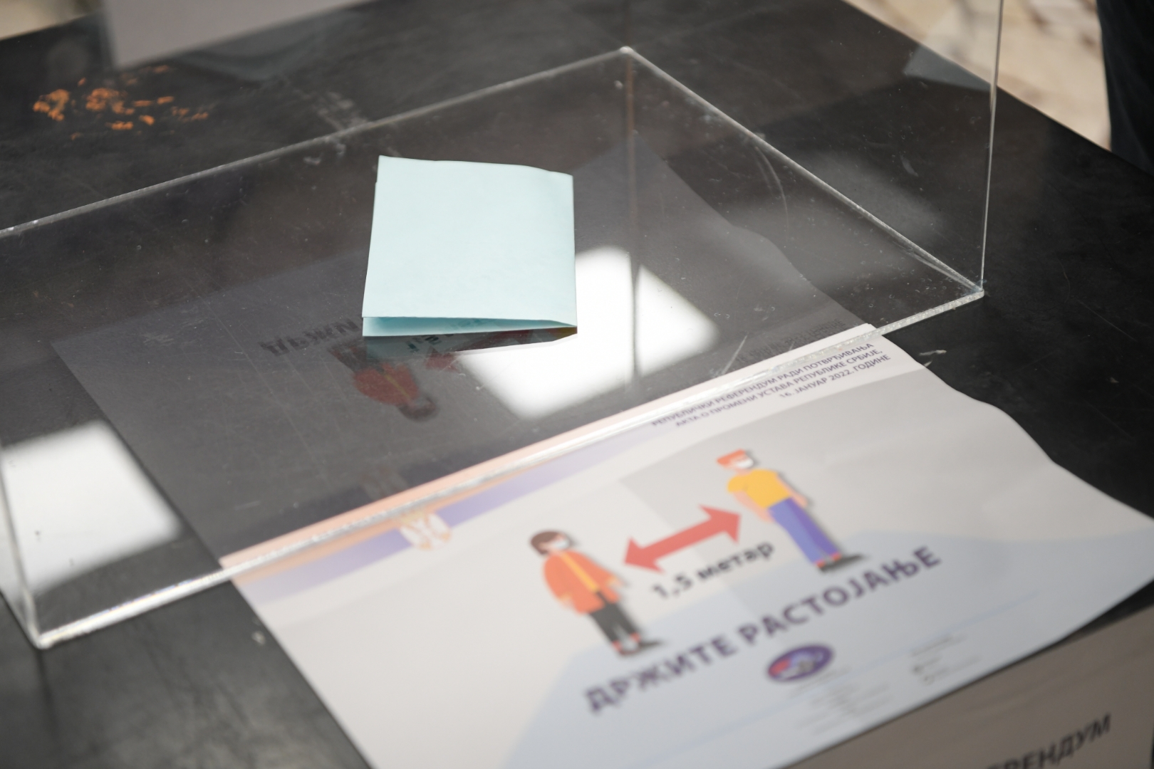 Beograd 16.01.2022. Referendum, biračko mesto, glasanje, promena ustava, ilustracija, izbori Foto: Dragan Mujan/Nova.rs