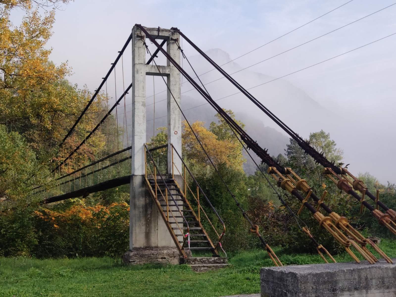 Most preko Zapadne Morave pre obrušavanja (Ovčar banja)