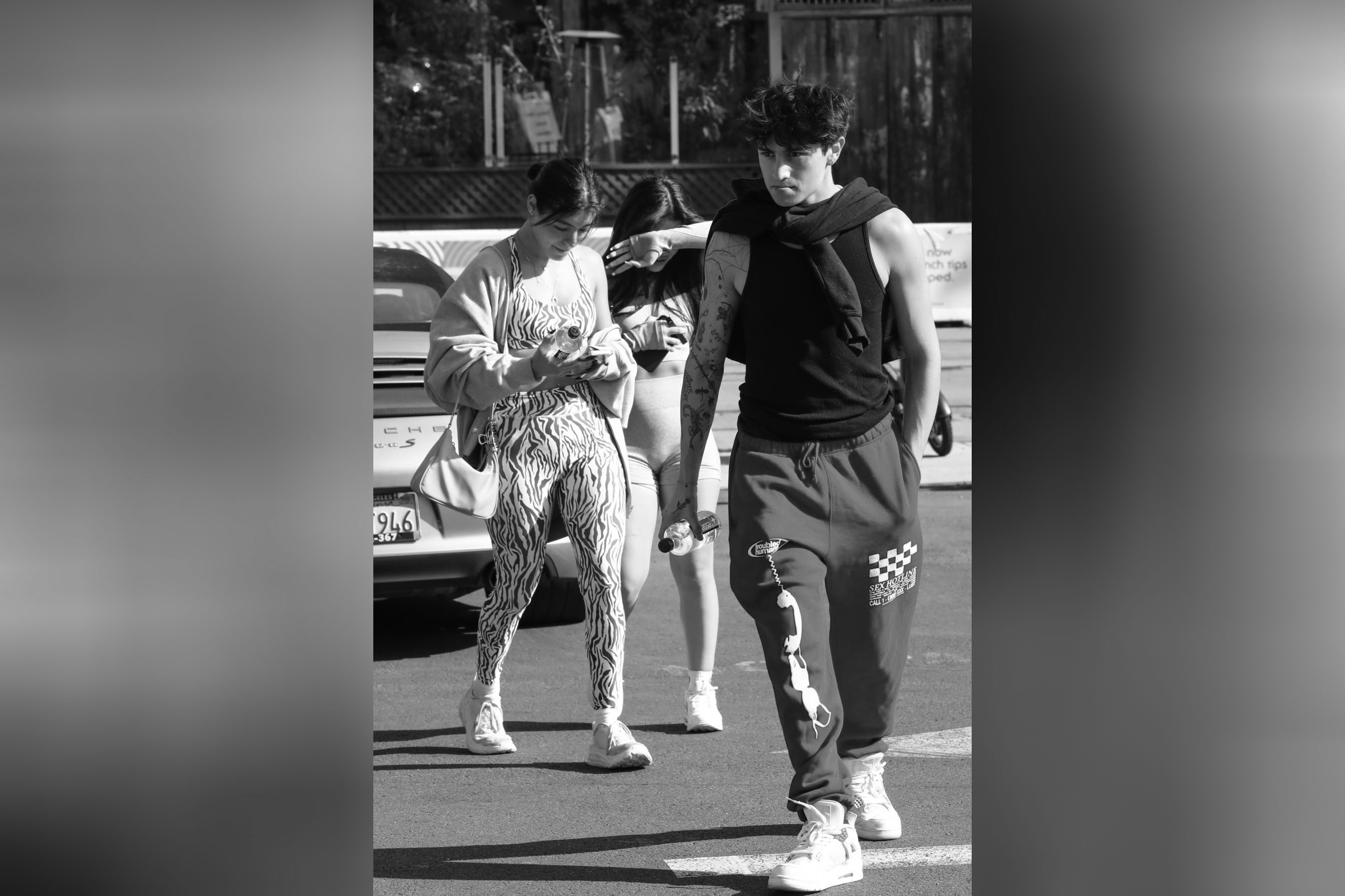 Nessa Barrett, Sabrina Quesada, and Cooper Noriega hit the gym