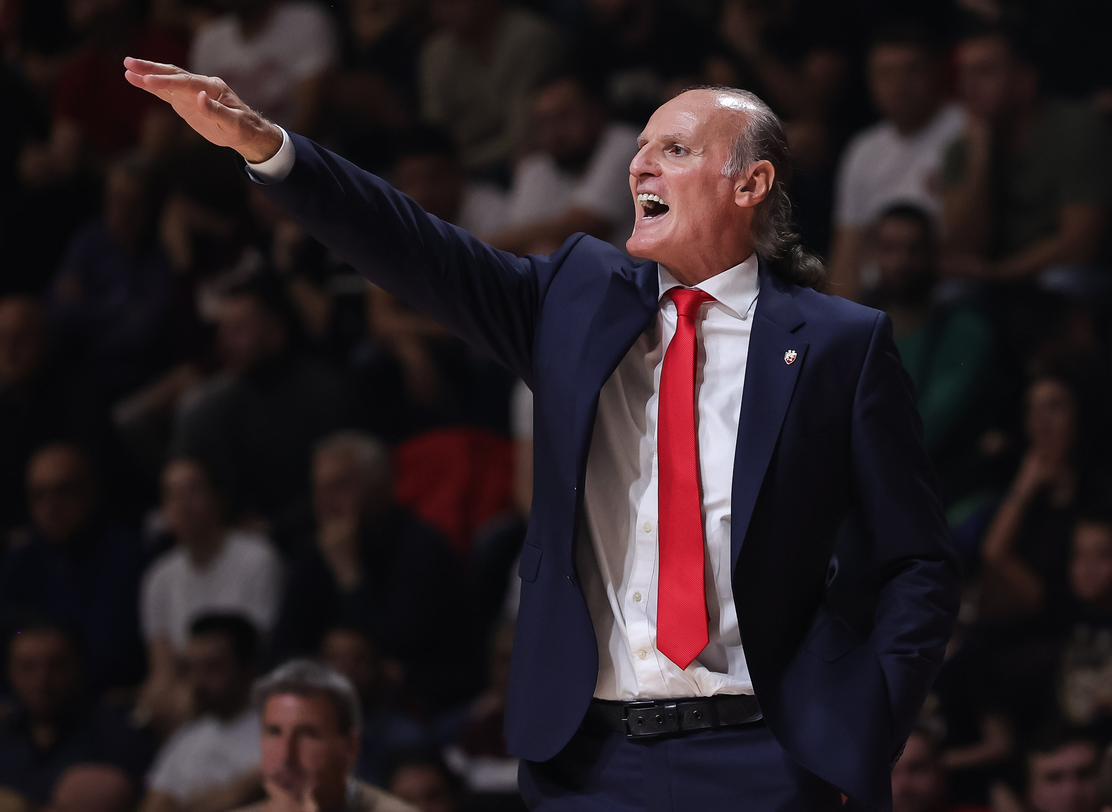 during the 2022/2023 Turkish Airlines EuroLeague Regular Season match between Crvena Zvezda mts Belgrade and Zalgiris Kaunas at Aleksandar Nikolic Hall on December 13, 2022 in Belgrade, Serbia. (Photo by Srdjan Stevanovic/Starsport.rs ©)