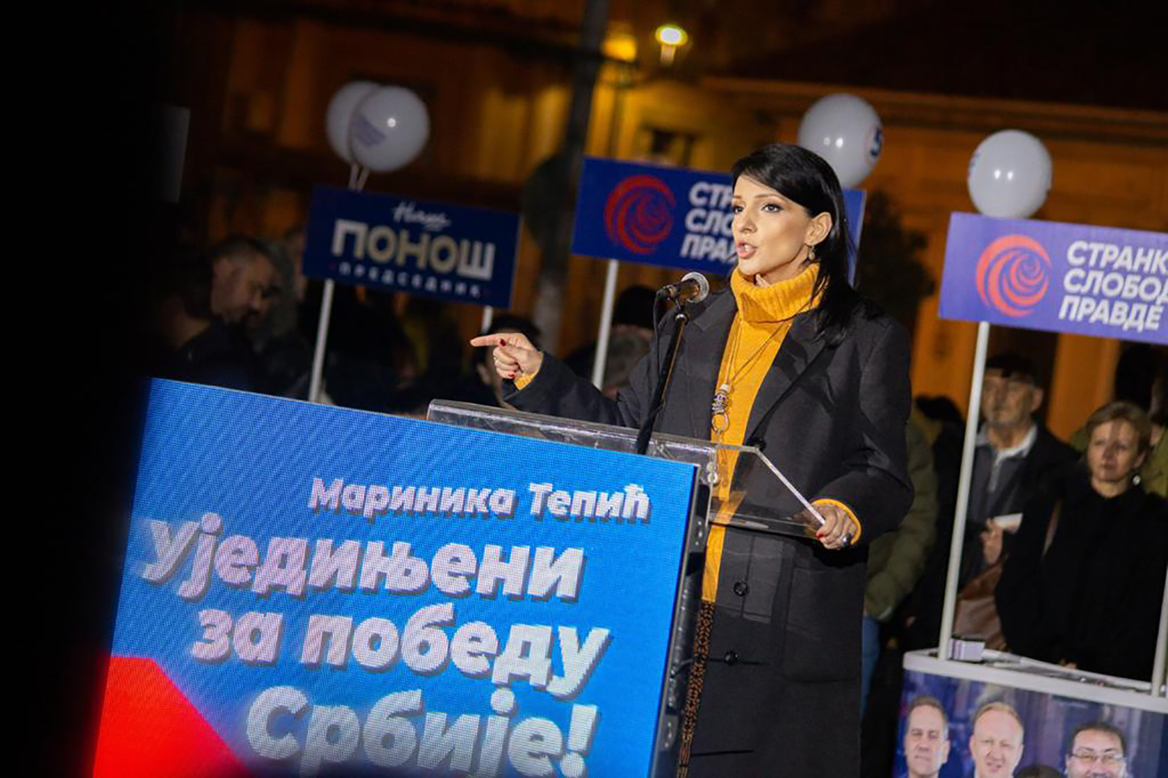 Pančevo 21.03.2022. Ujedinjeni za pobedu Srbije, konvencija, skup, miting, predizborna kampanja