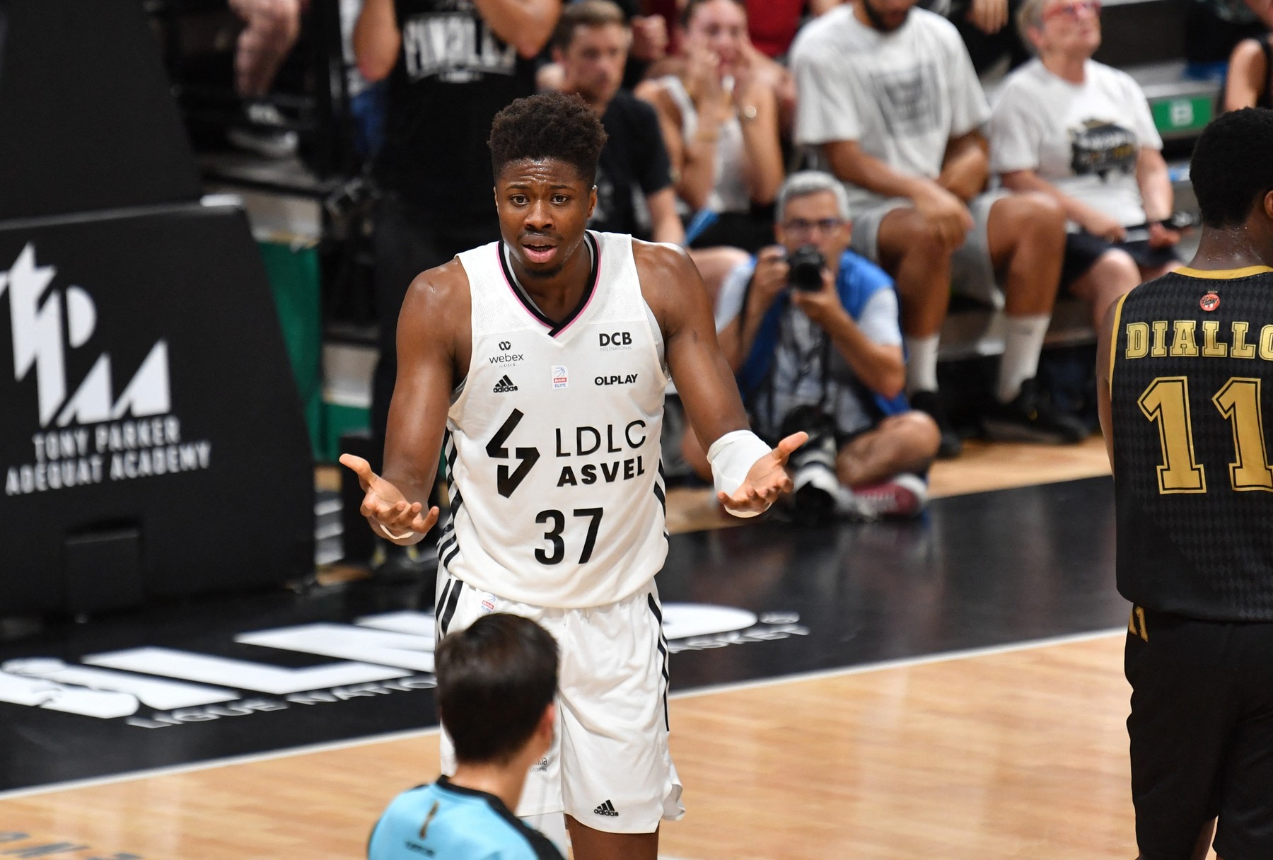 Finale du championnat de France de basket entre ASVEL Lyon-Villeurbanne et AS Monaco ŕ Villeurbanne