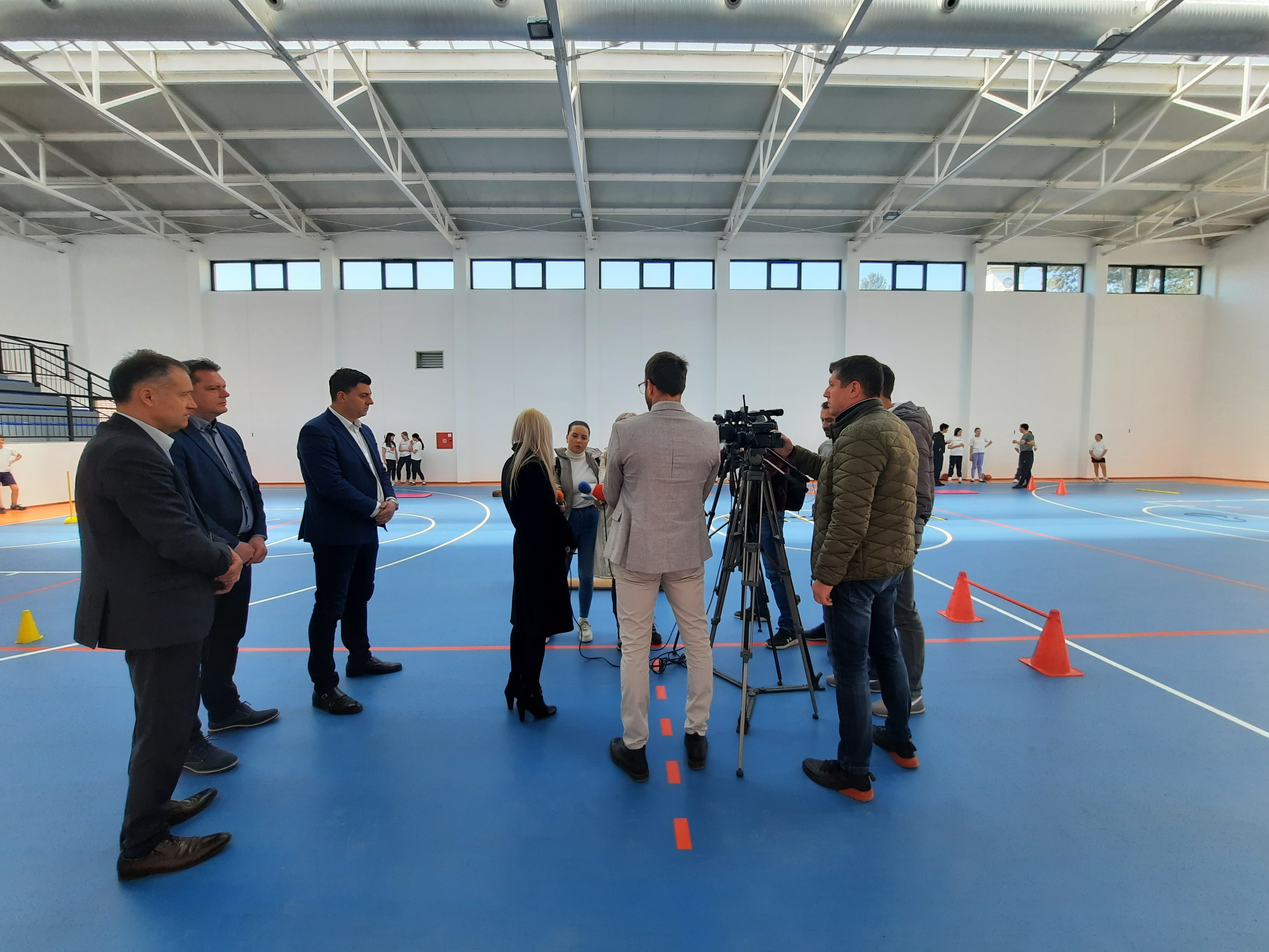 Sevojno 22.03.2022. OTVARANJE SPORTSKE HALE PRED IZBORE, otvaranje sportske hale u Sevojnu godinu dana čekalo izbore